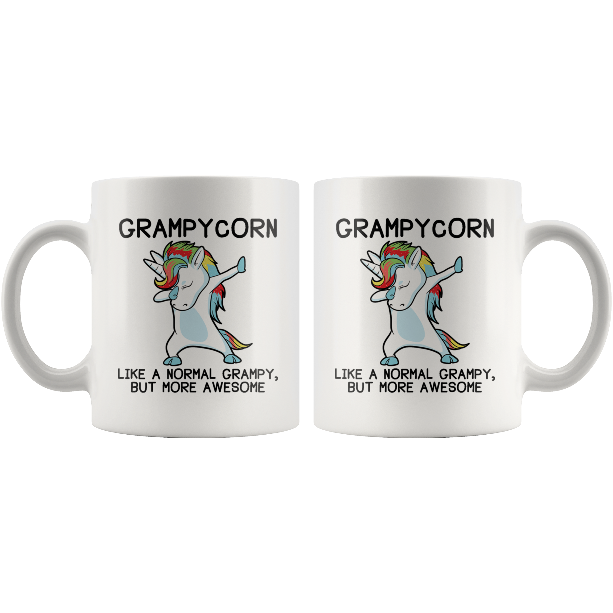 White 11oz Mug - Grampycorn