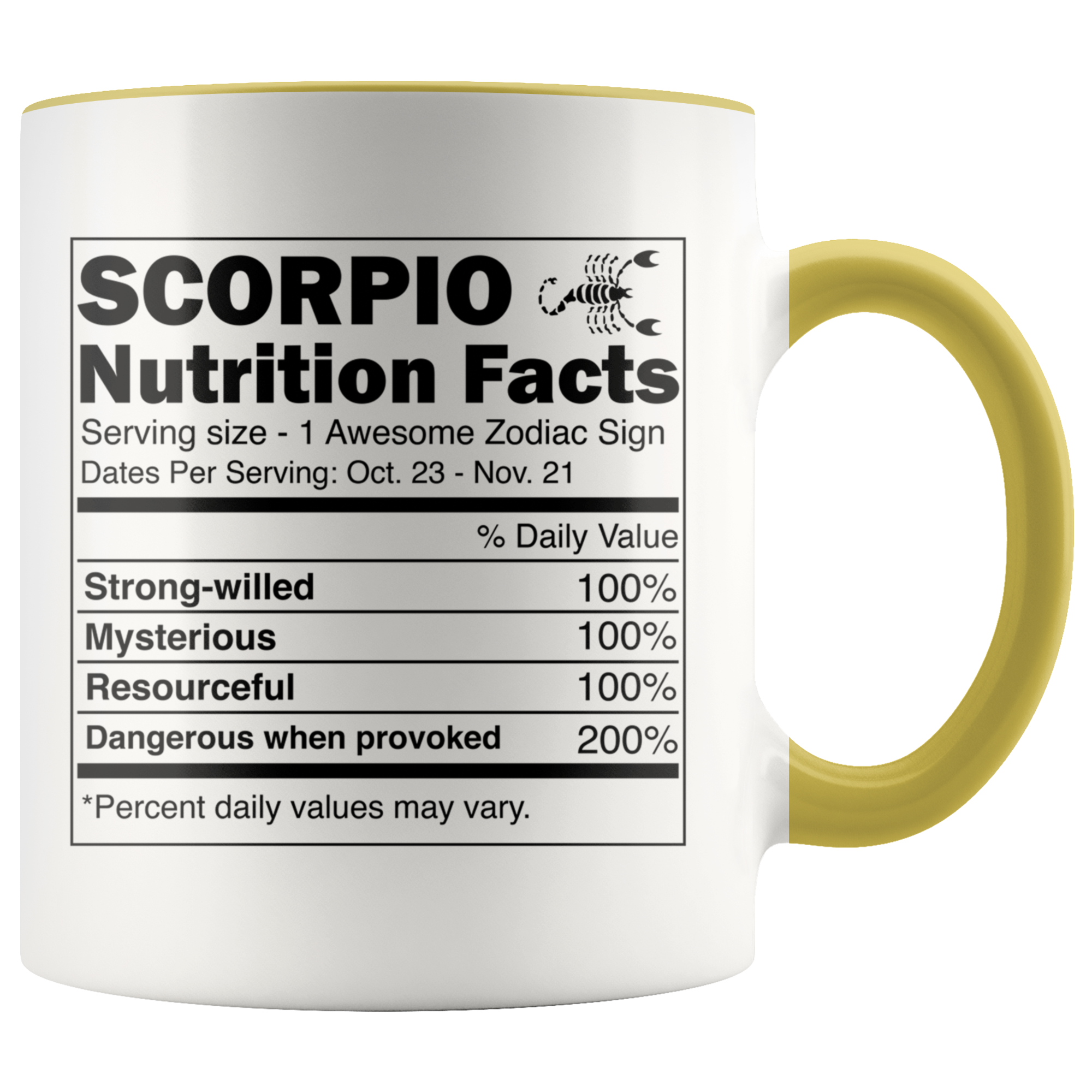 Accent Mug - Scorpio Zodiac Mug