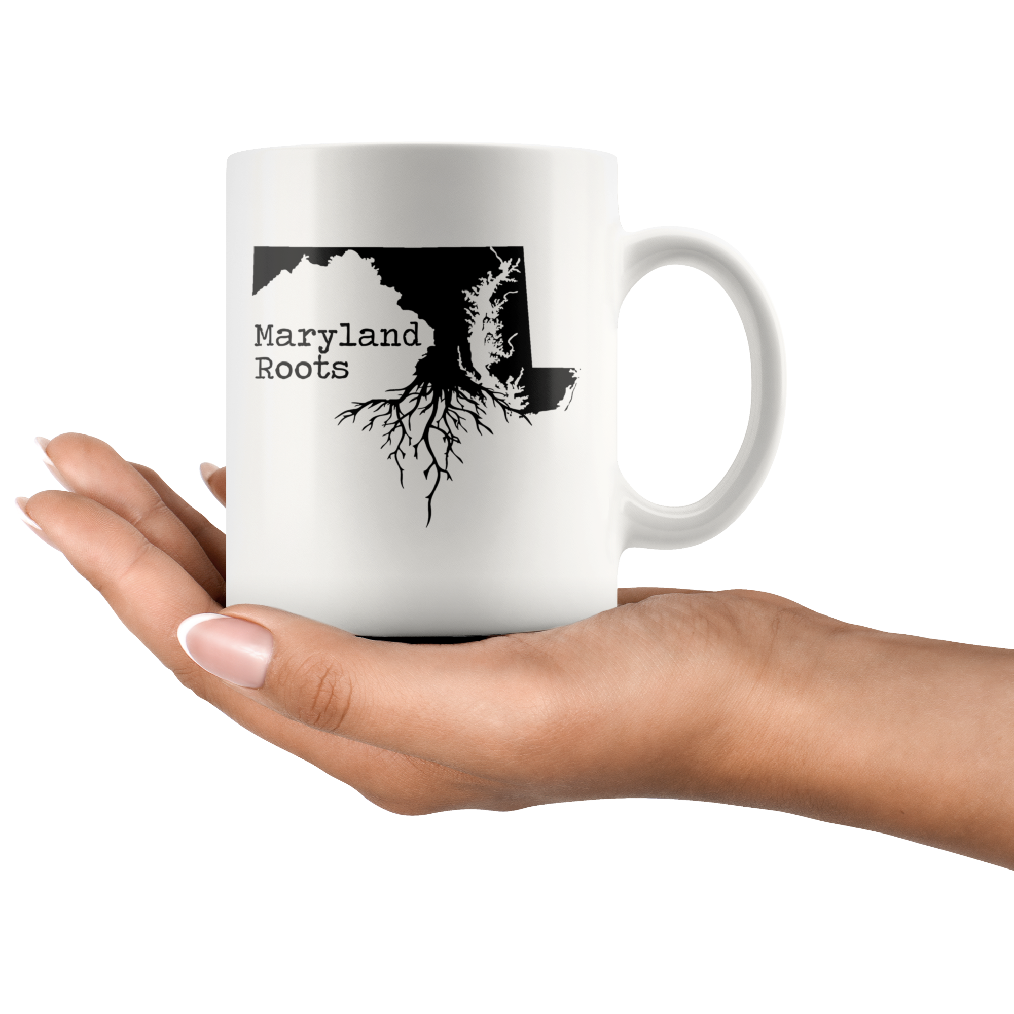 White Mugs - Maryland Roots
