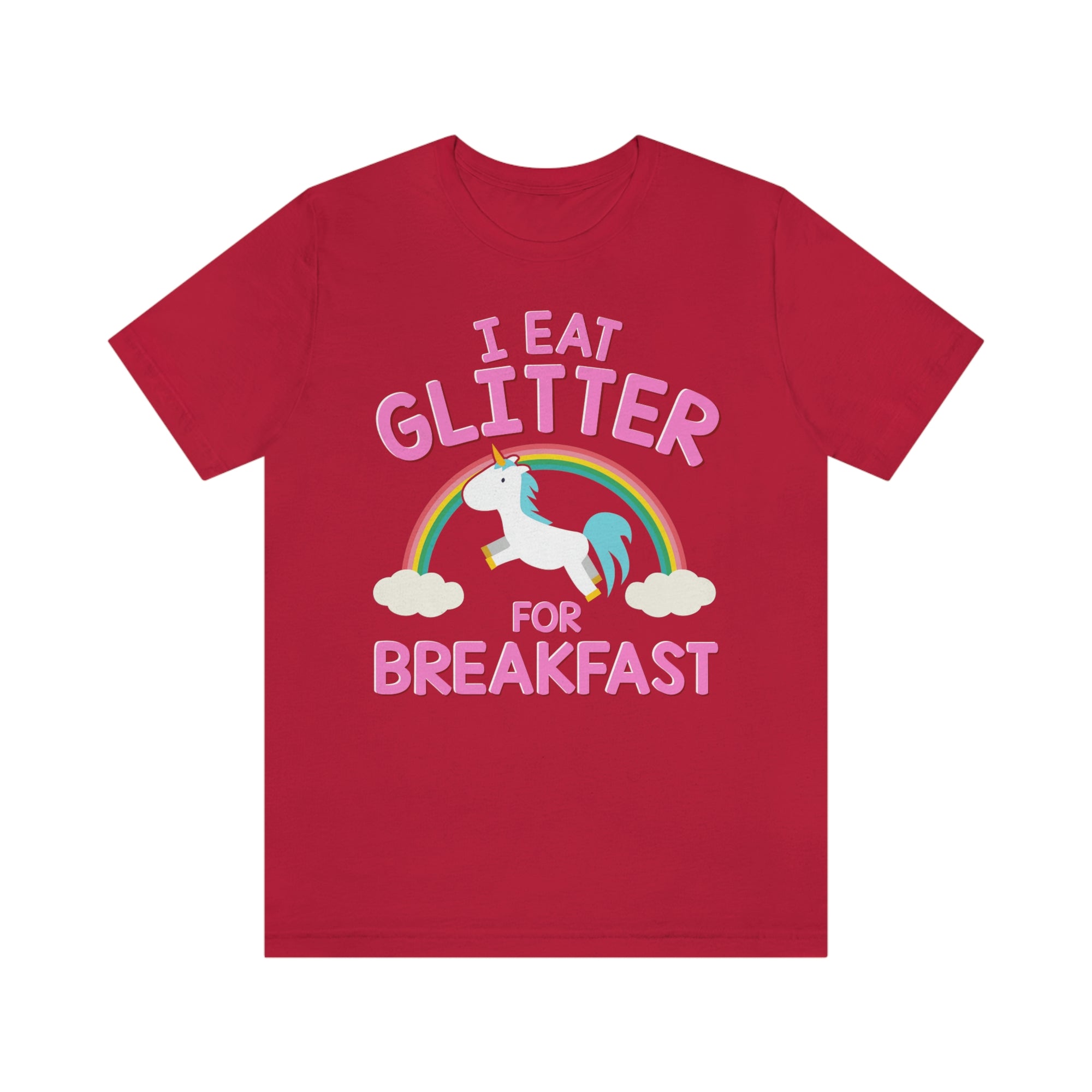 Unicorn Eat Glitter Breakfast TShirtSon UK