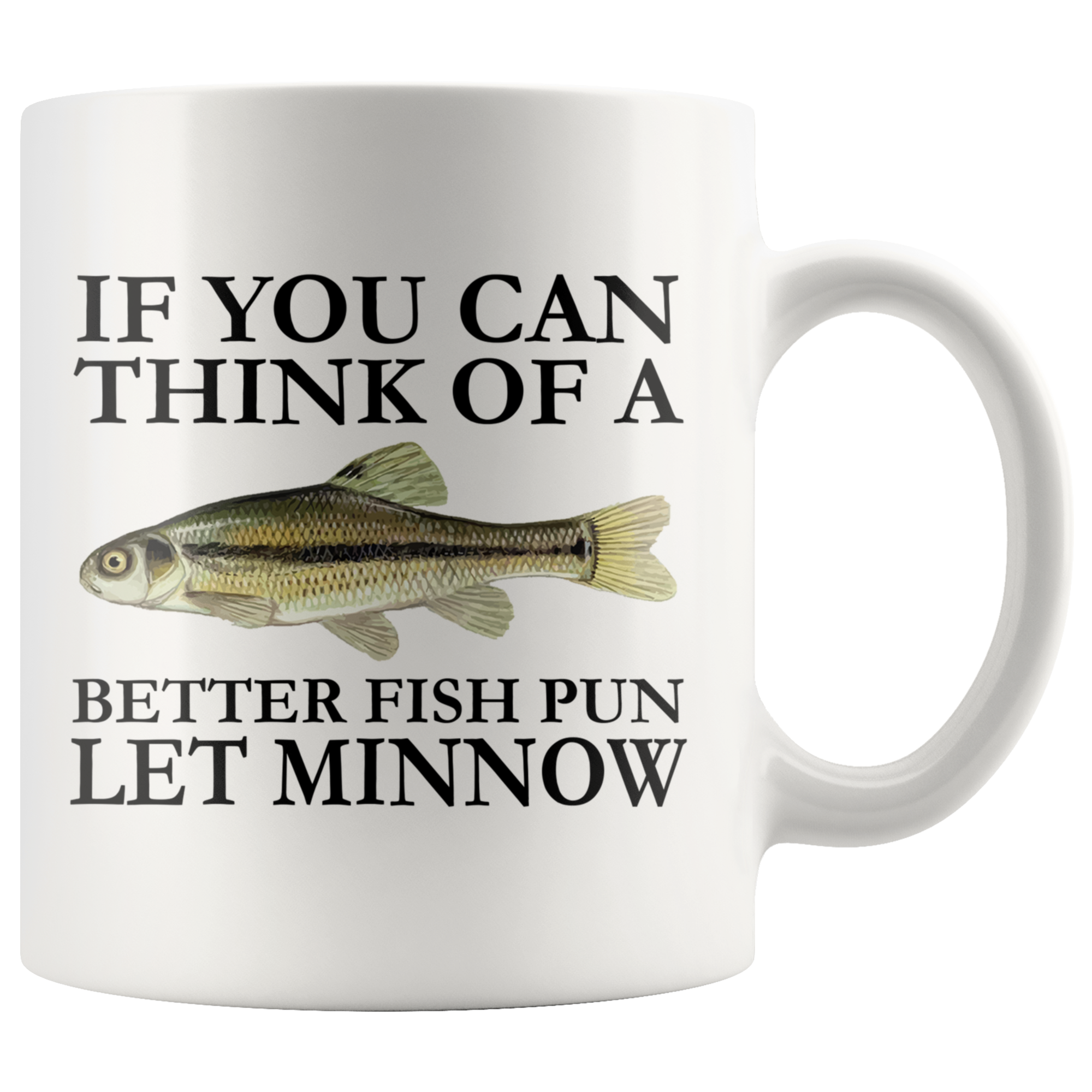 White Mugs - Fishing Let Minnow