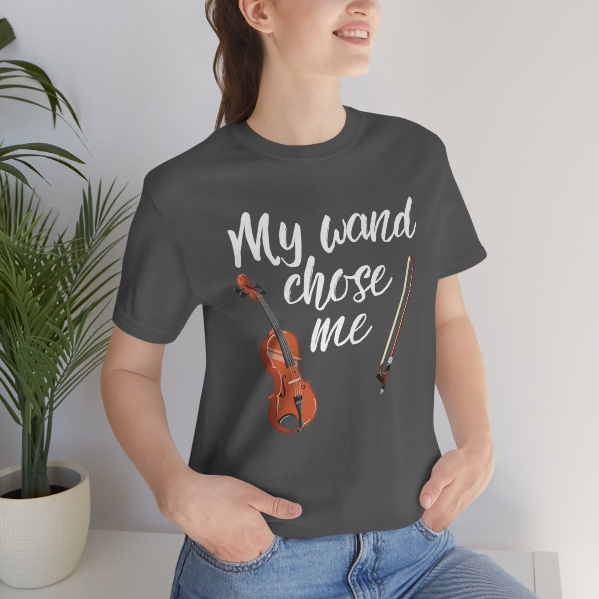 Violin Wand Chose Me TShirtSon UK