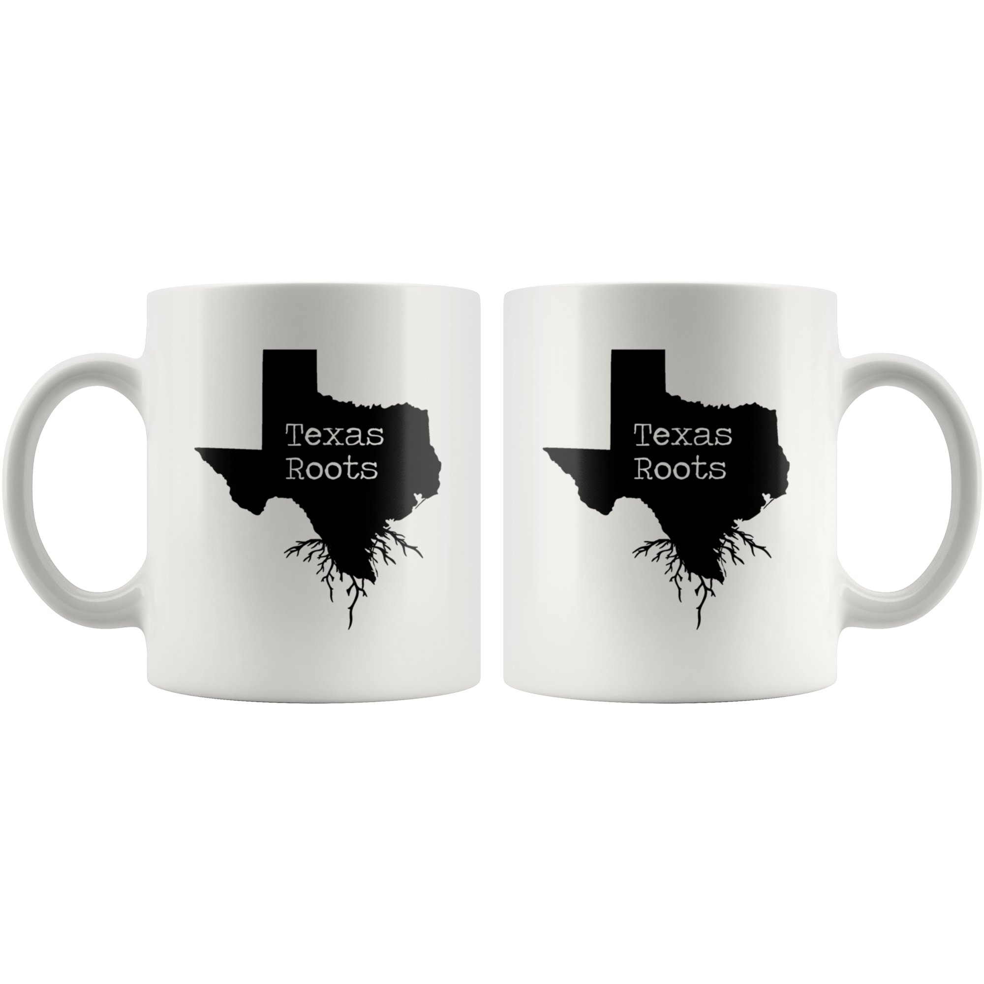 White Mugs - Texas Roots