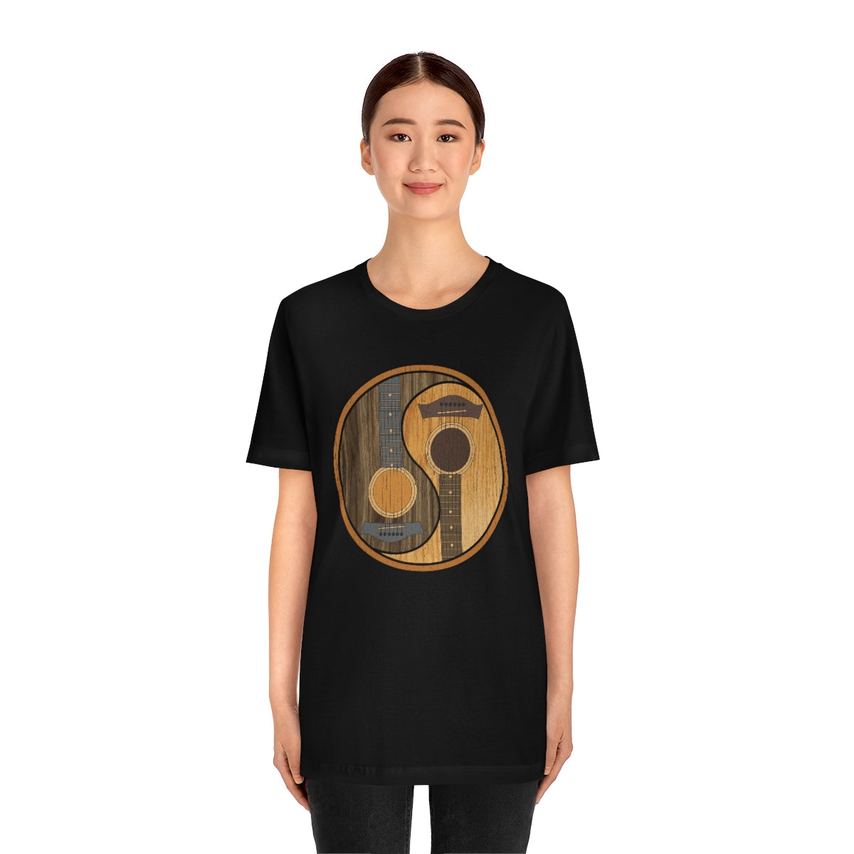 Guitar Yin Yang TShirtSon UK