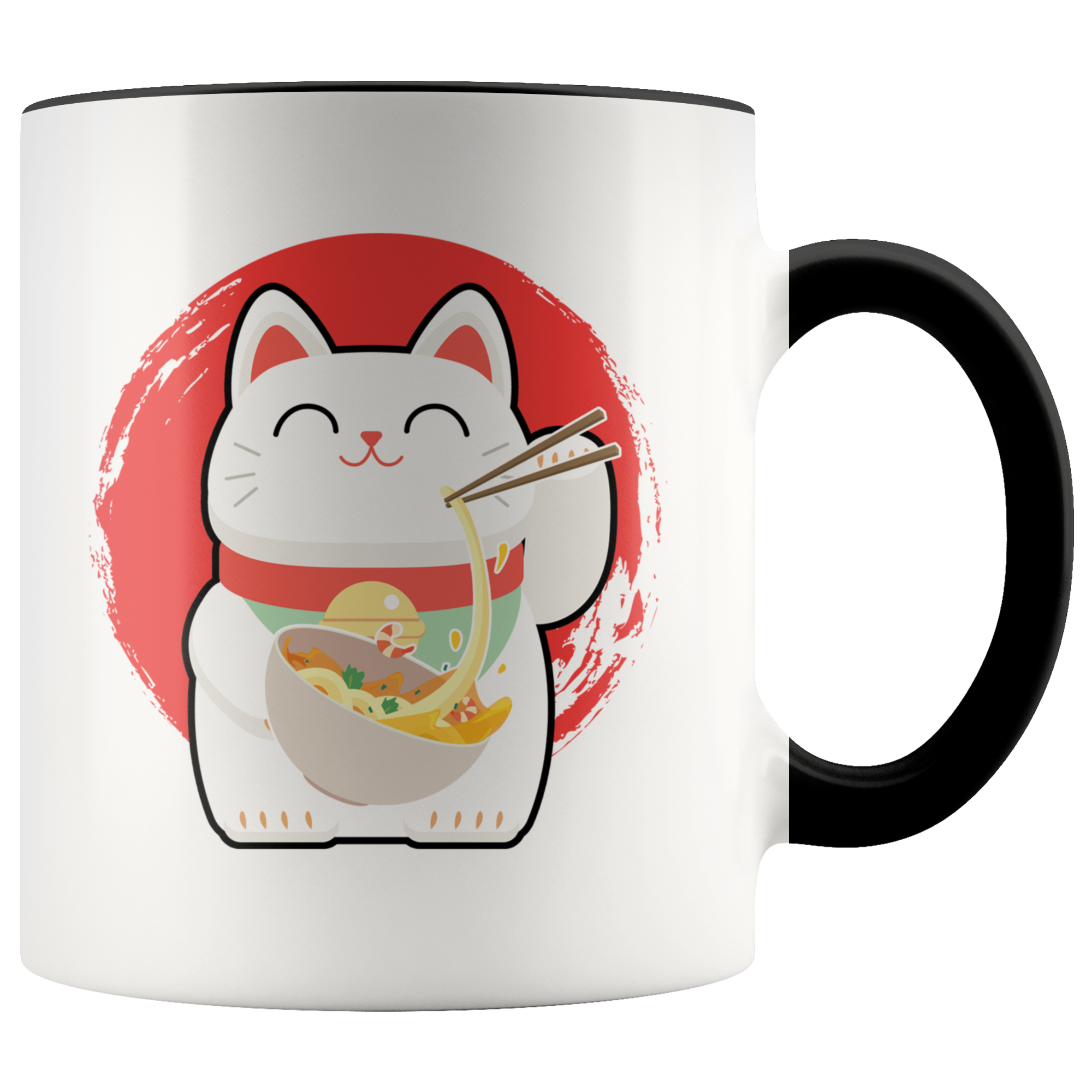 Accent Mug - Ramen Lucky Cat