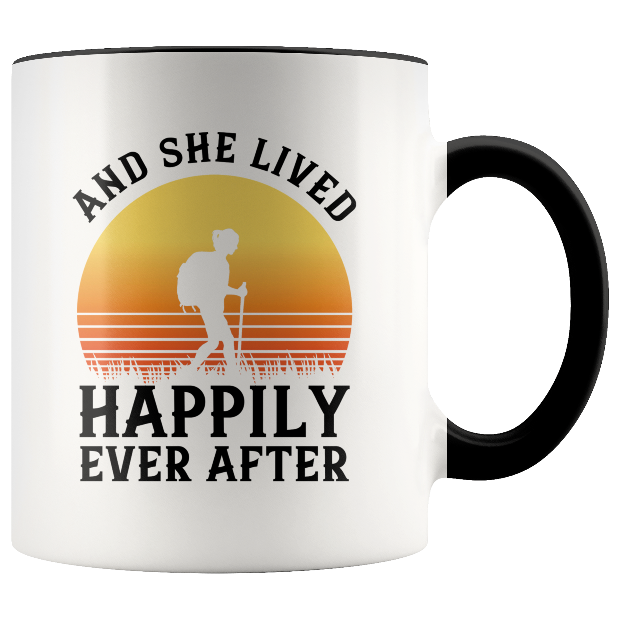 Accent Mug - Hiking Girl Happily Ever After