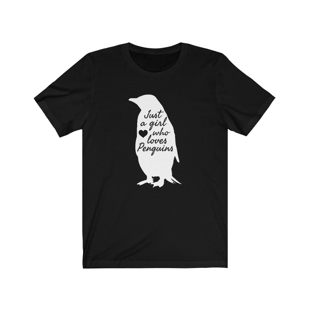 Just a Girl Who Loves Penguins UK TShirtSons