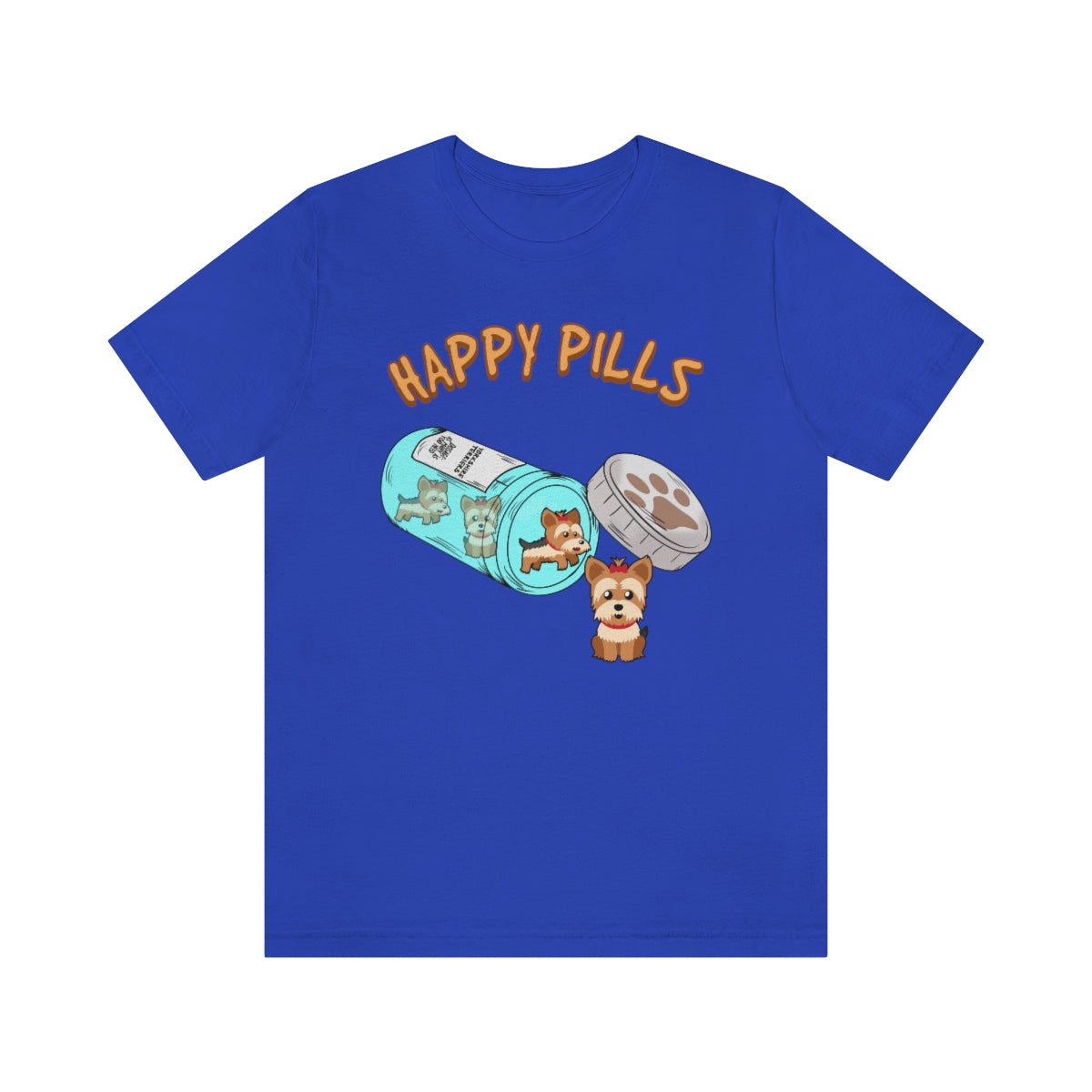 Happy Pills Yorkshire Terrier TShirtSon UK