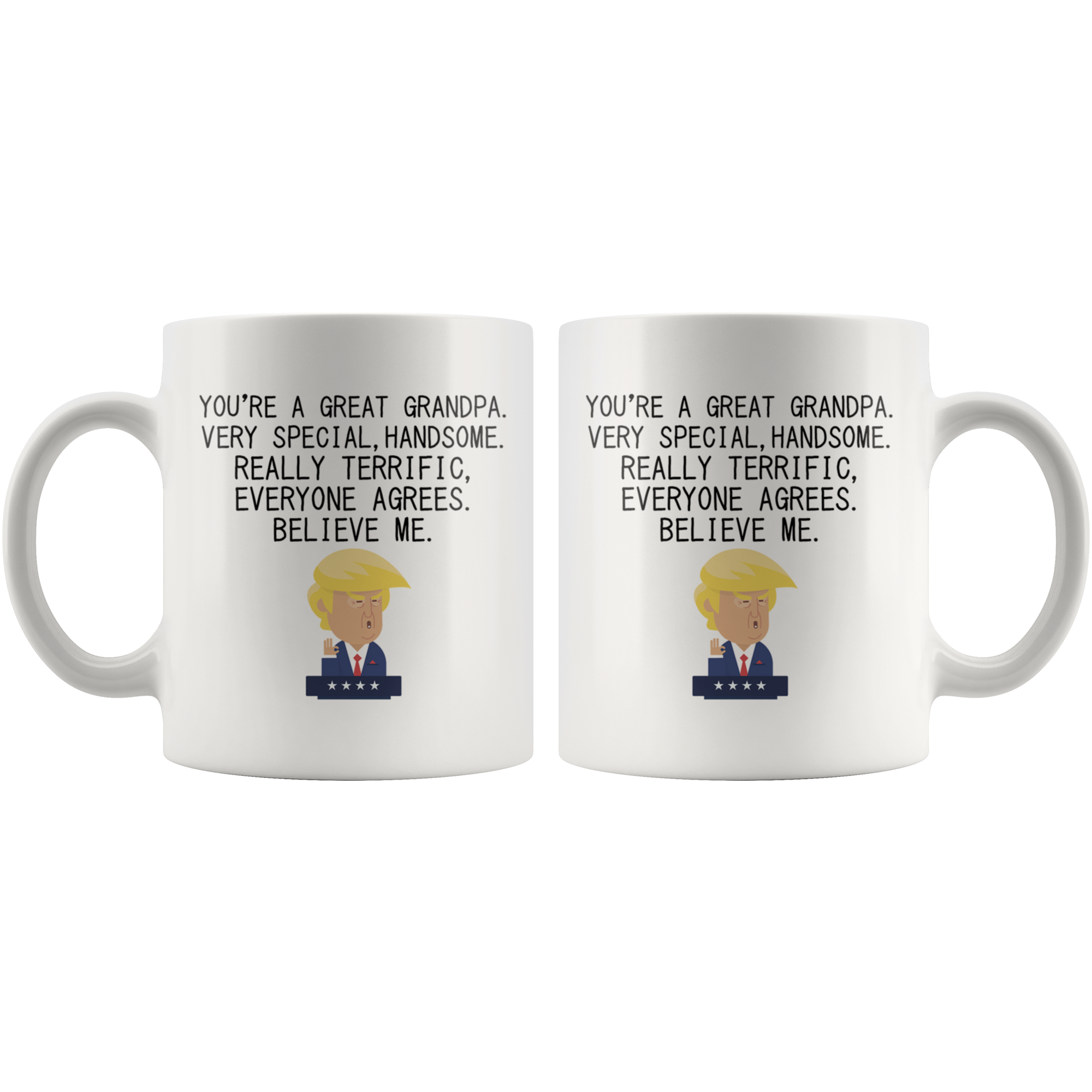 White 11oz Mug - Trump Grandpa Mug