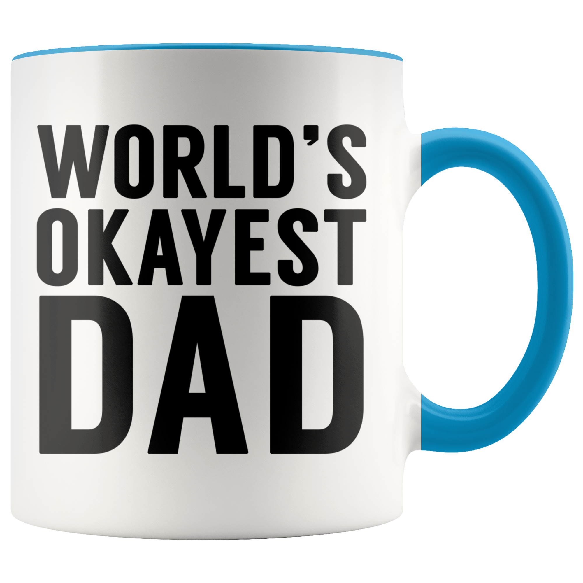 Accent Mug - World's Okayest Dad