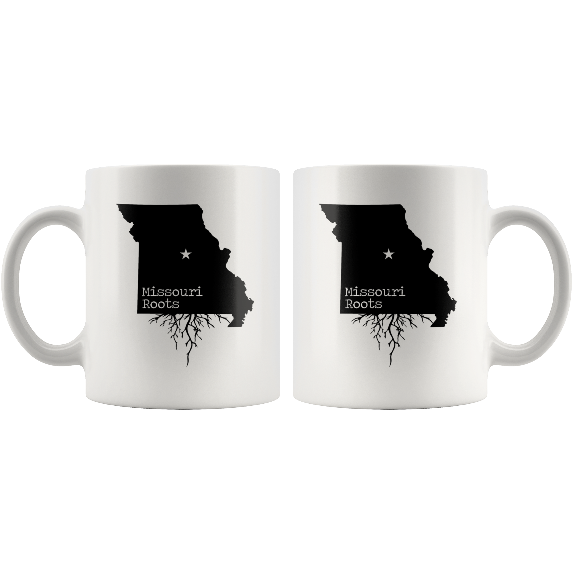 White Mugs - Missouri Roots