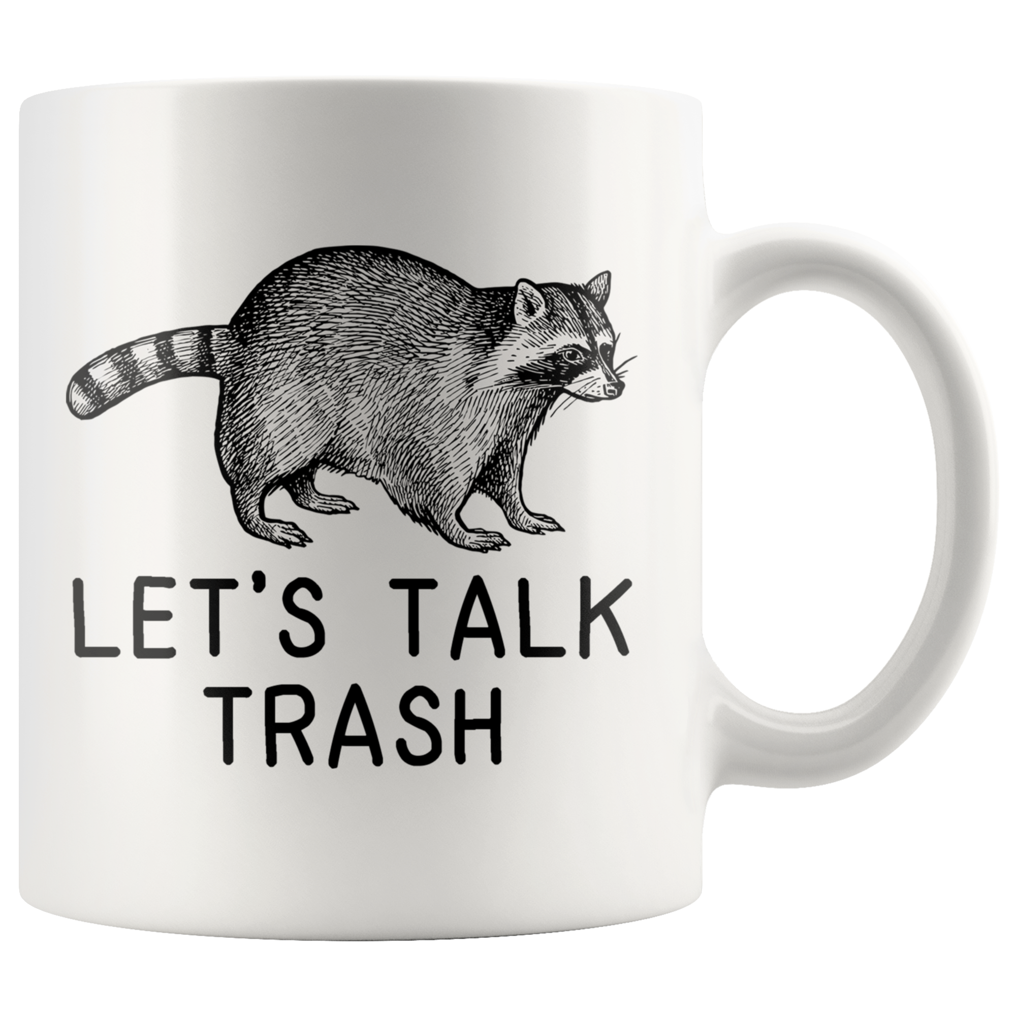 Accent Mug - Raccoon Let's Talk Trash