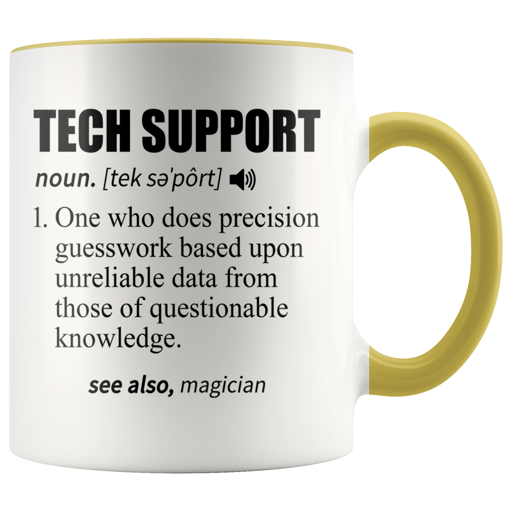Accent Mug - Tech Support Definition