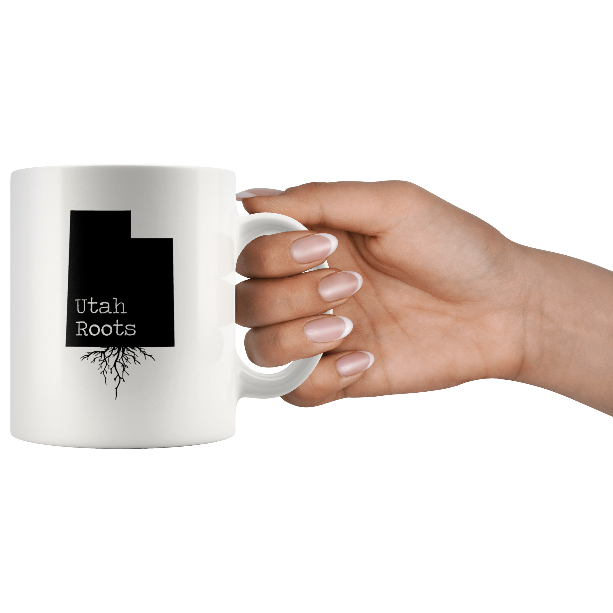 White Mugs - Utah Roots