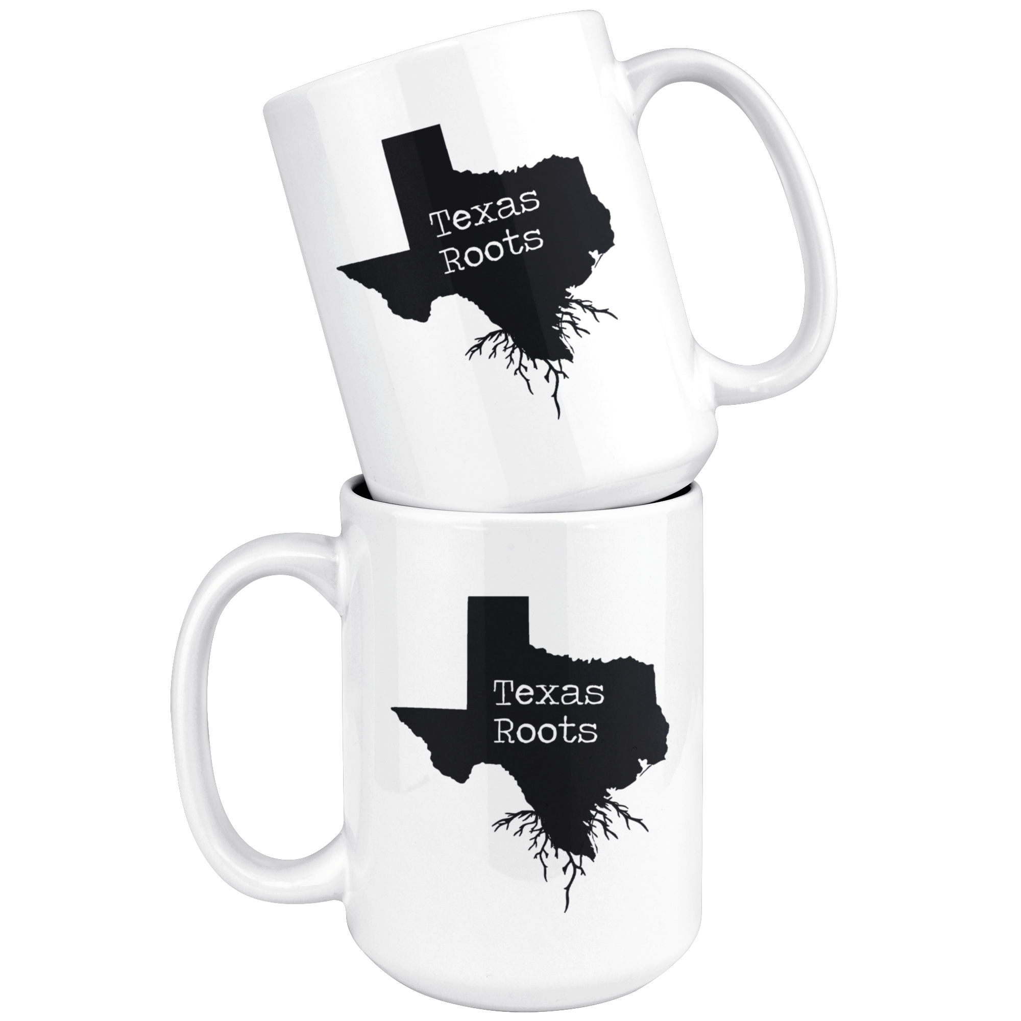 White Mugs - Texas Roots