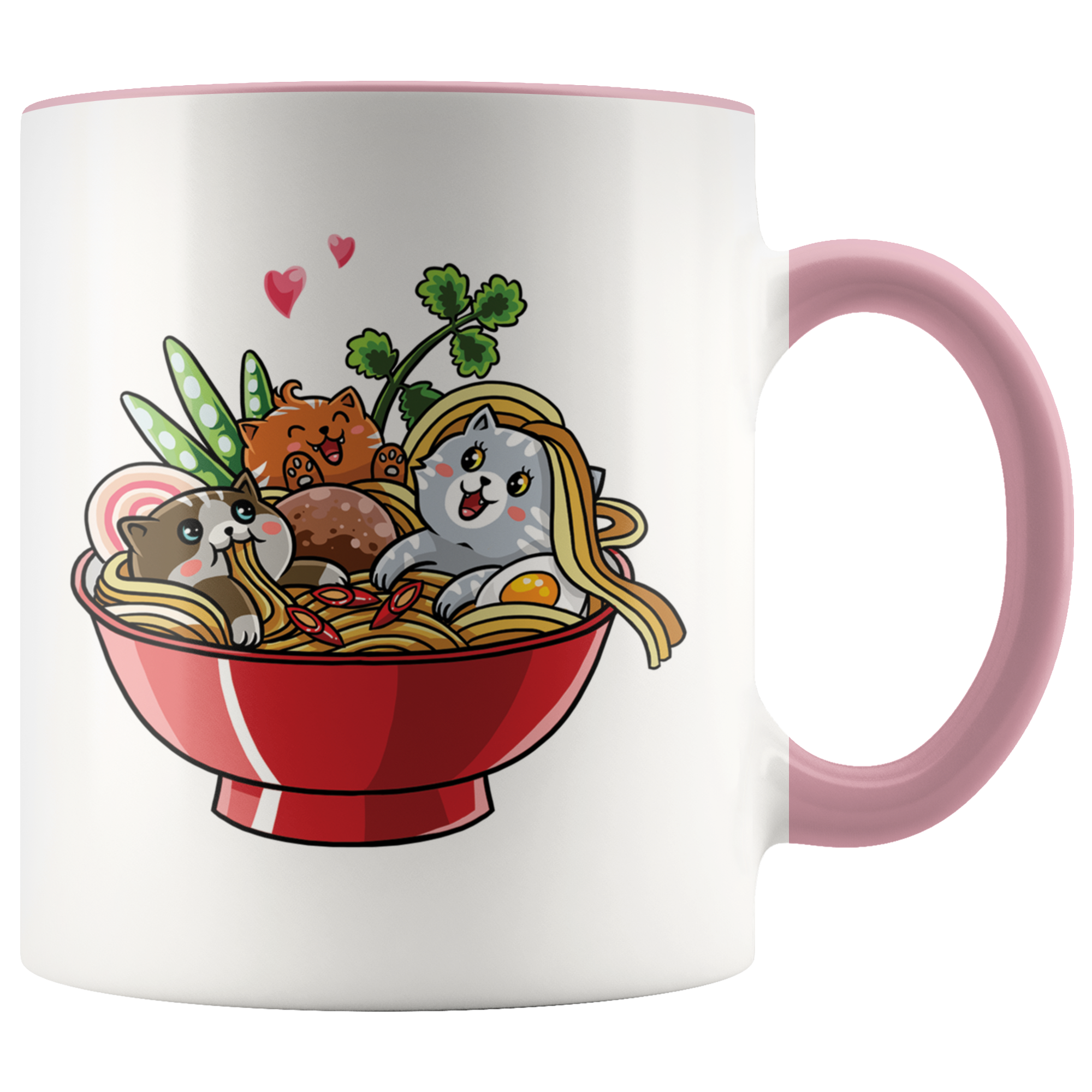 Accent Mug - Ramen Cat Noodles