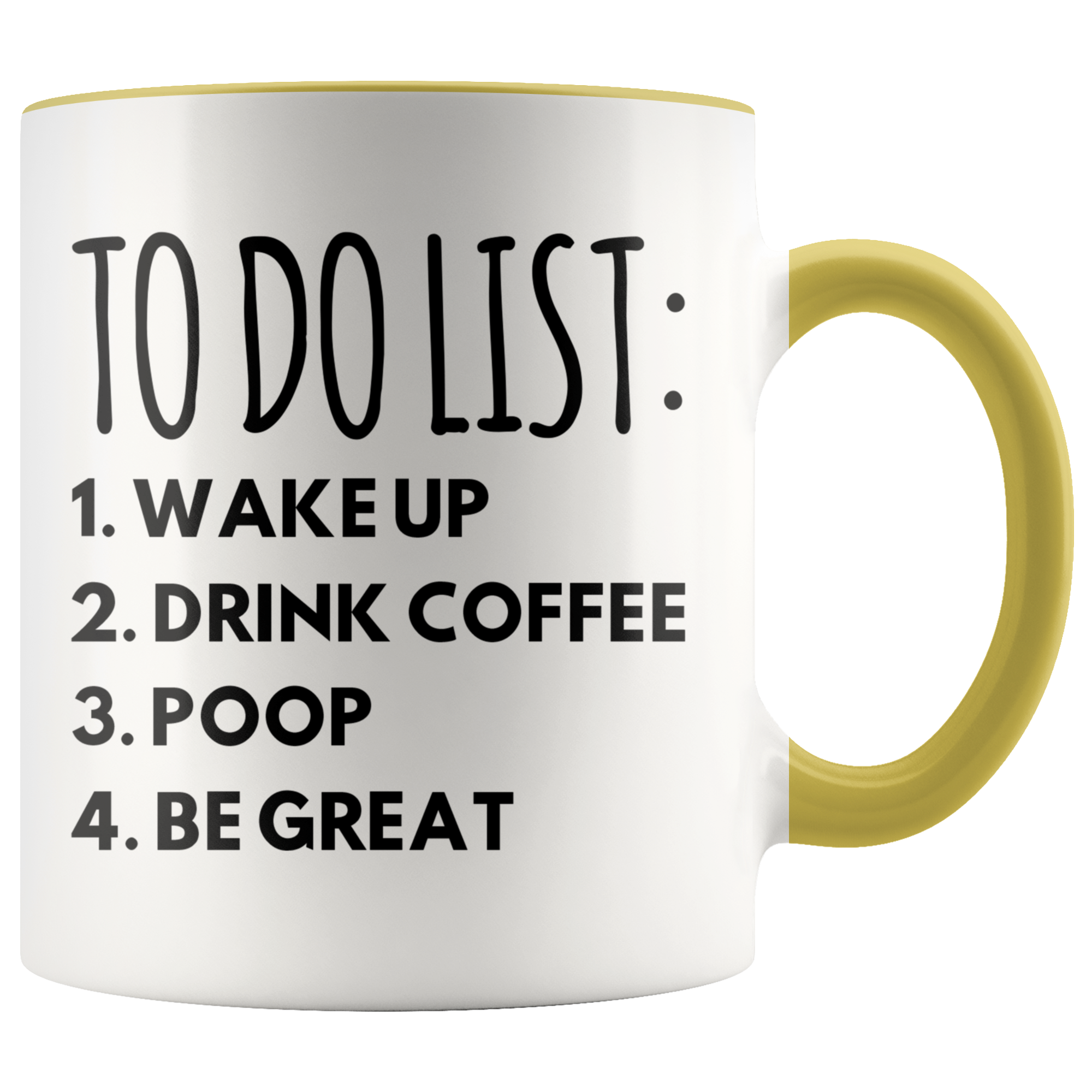 Accent Mug - To Do List Poop Be Great