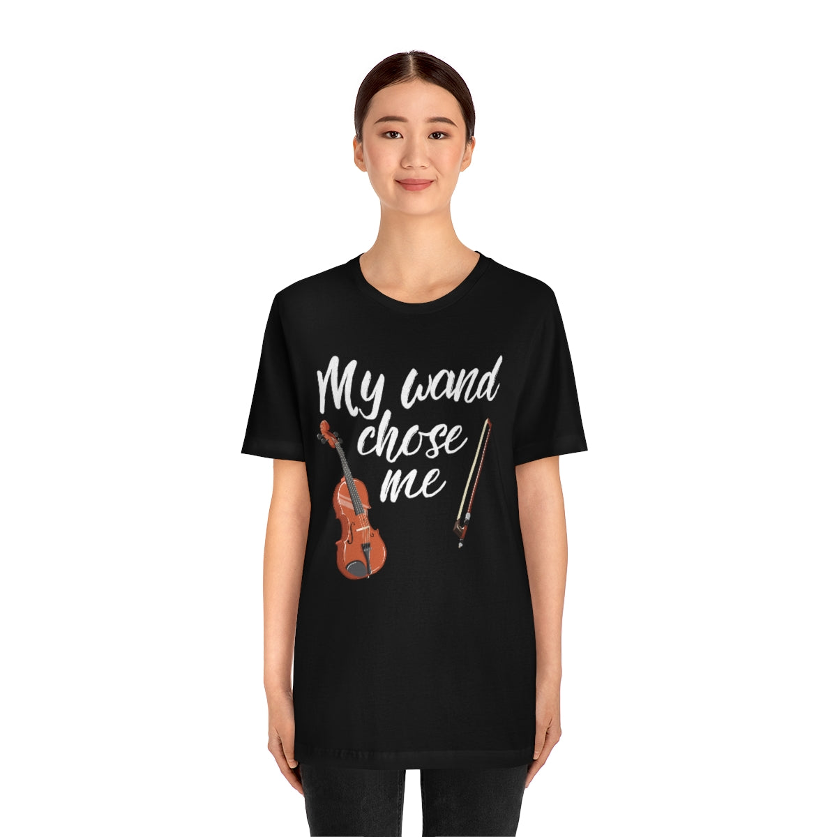 Violin Wand Chose Me TShirtSon UK