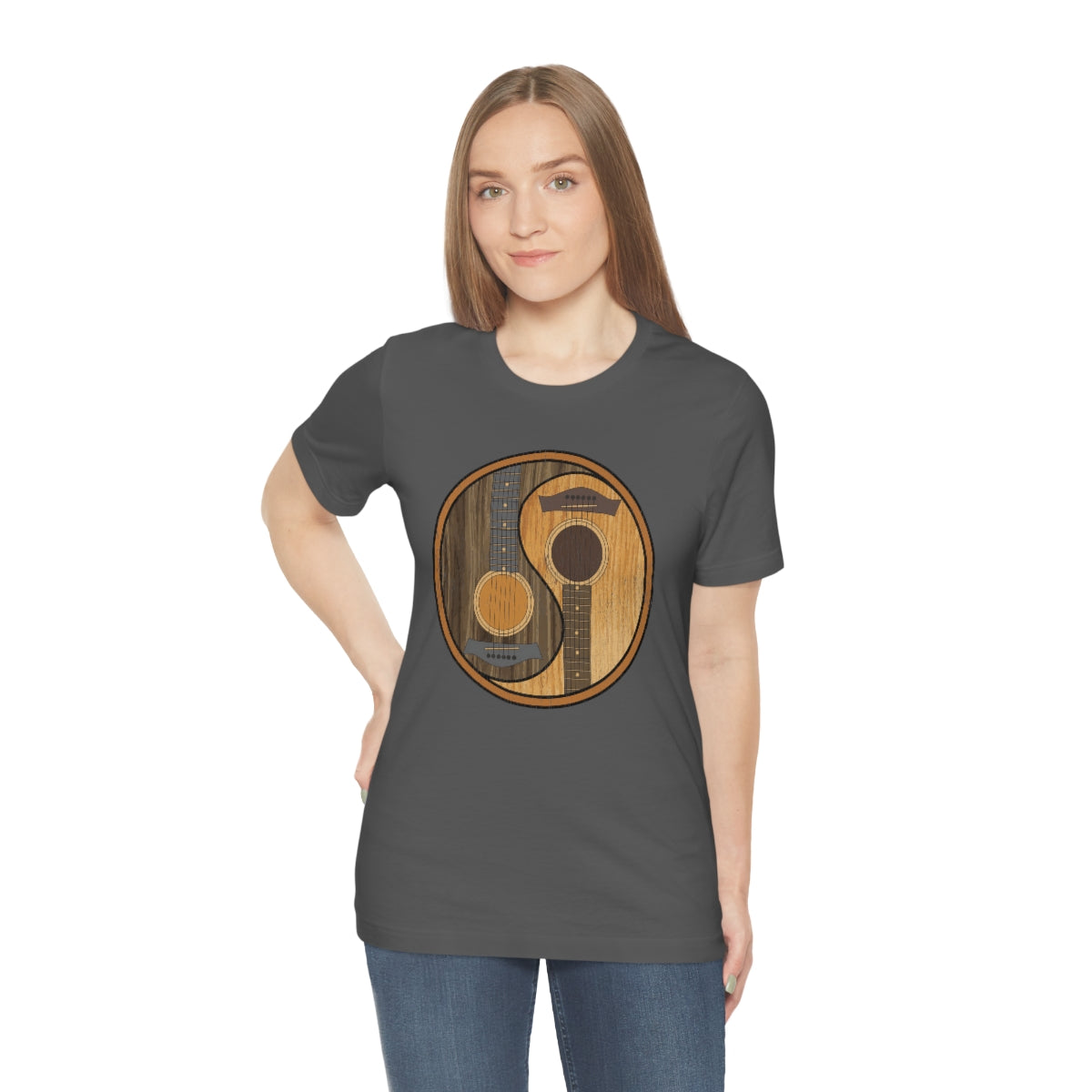 Guitar Yin Yang TShirtSon UK