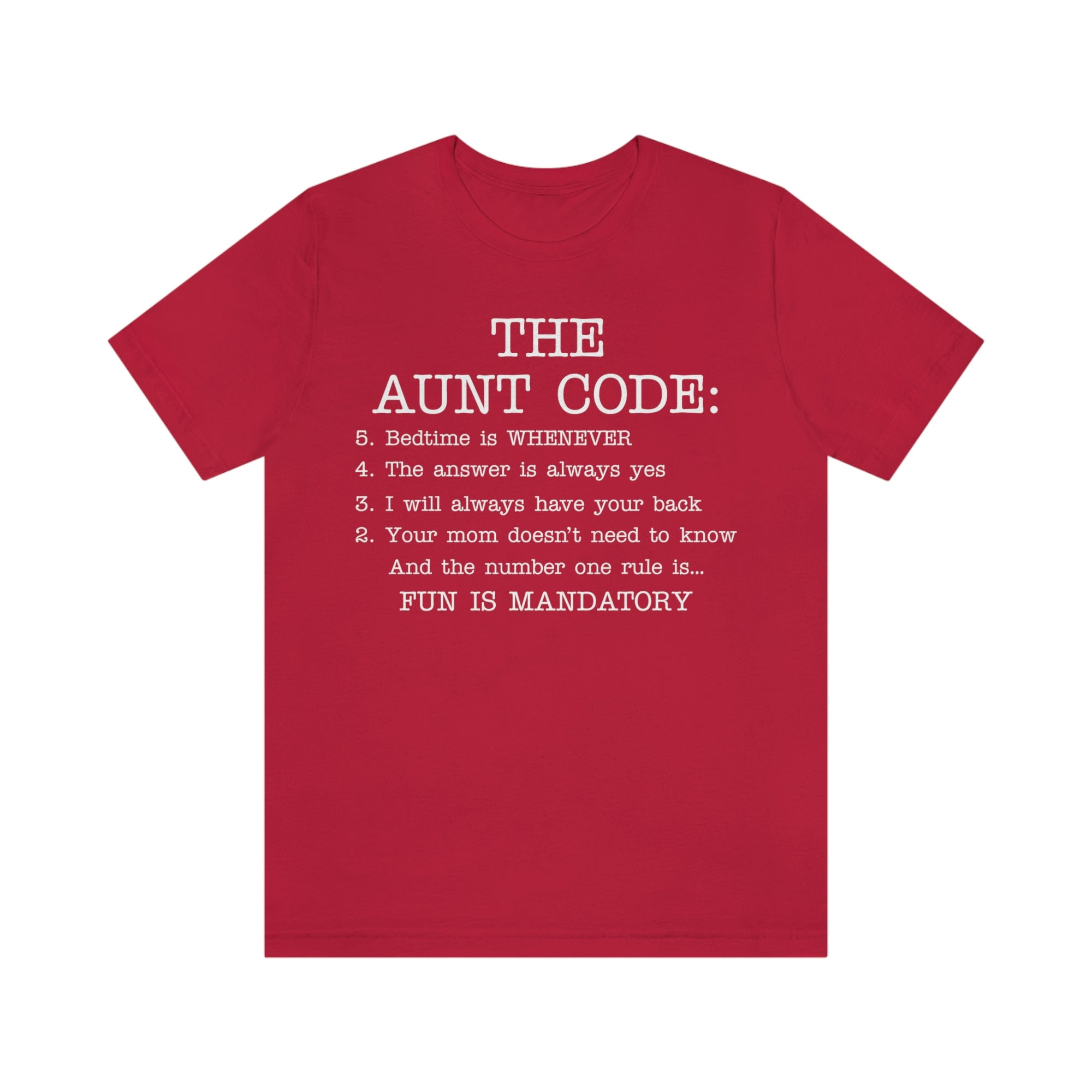 The Aunt Code TShirtSon UK
