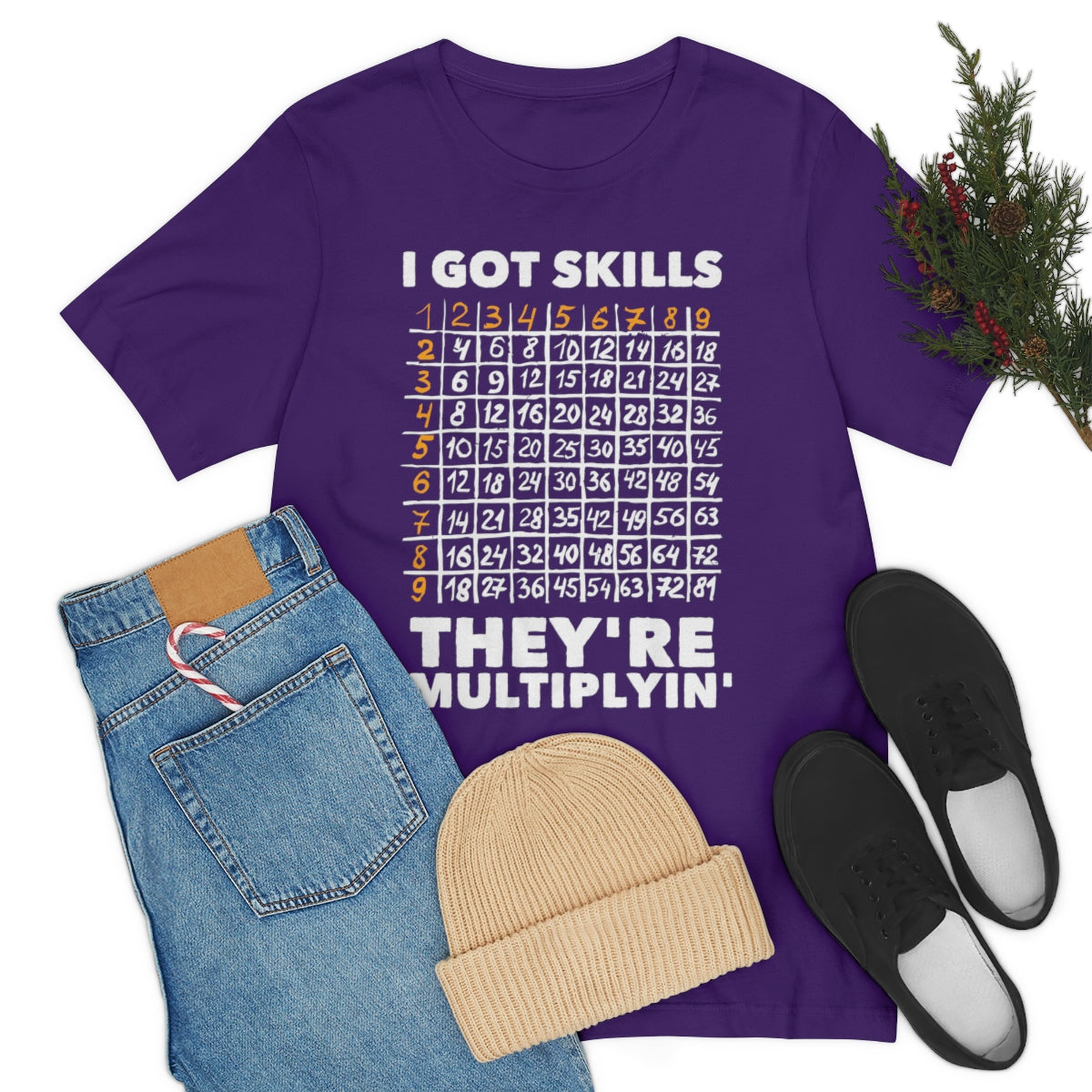 Math Skills Multiplyin TShirtSon UK