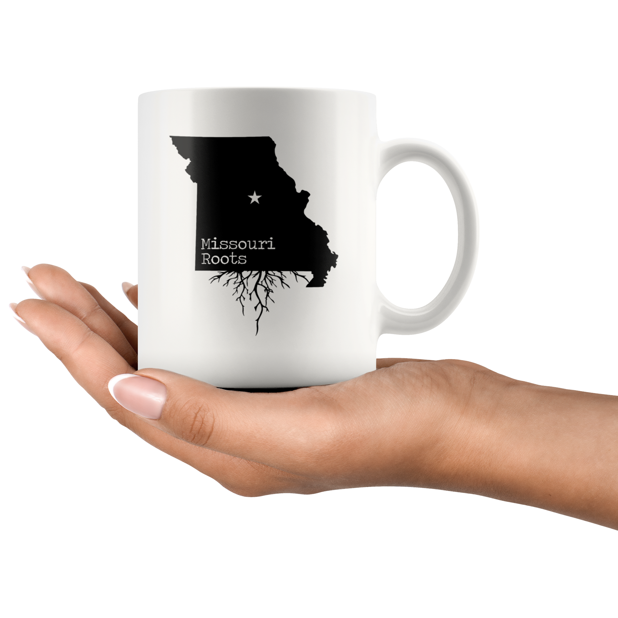 White Mugs - Missouri Roots