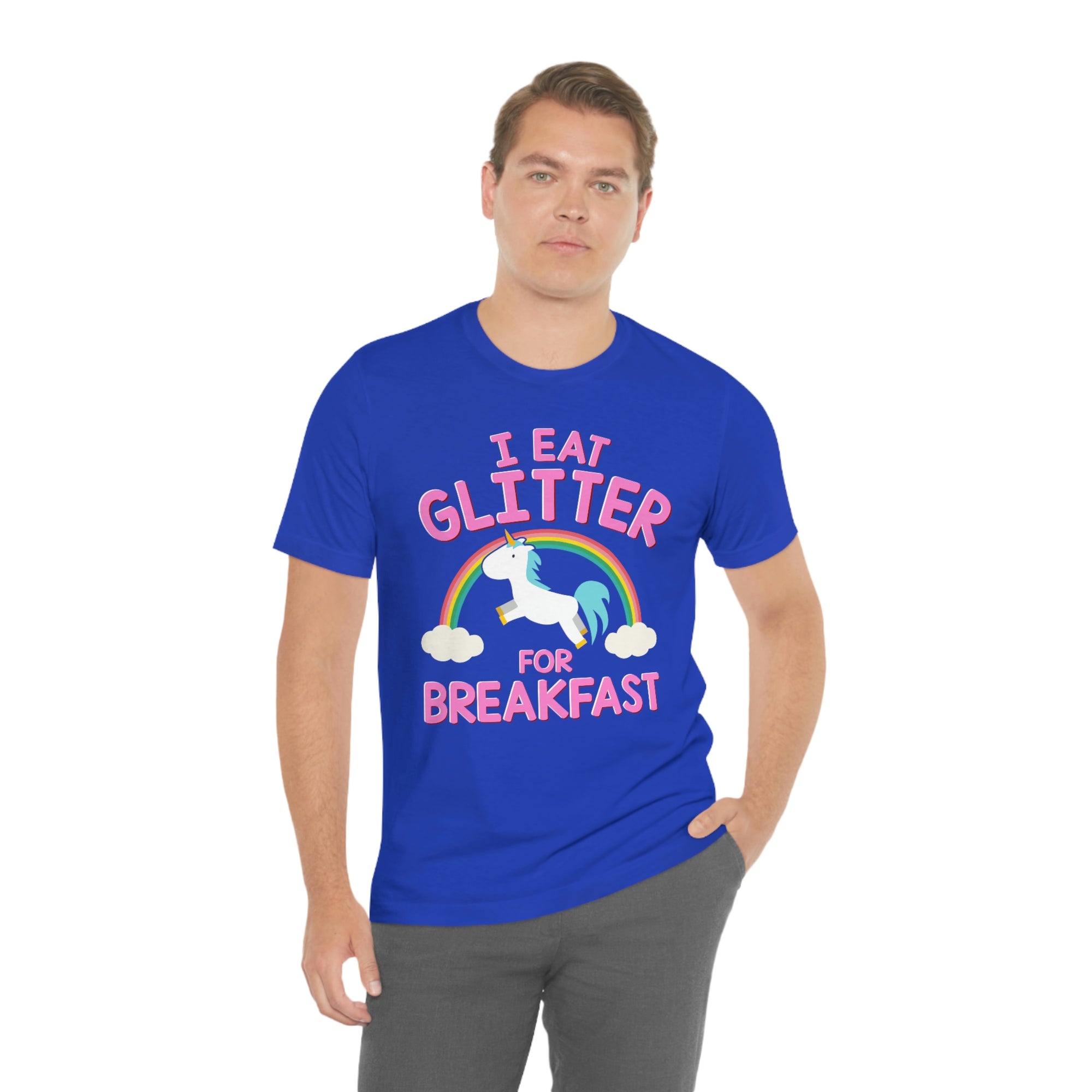 Unicorn Eat Glitter Breakfast TShirtSon UK