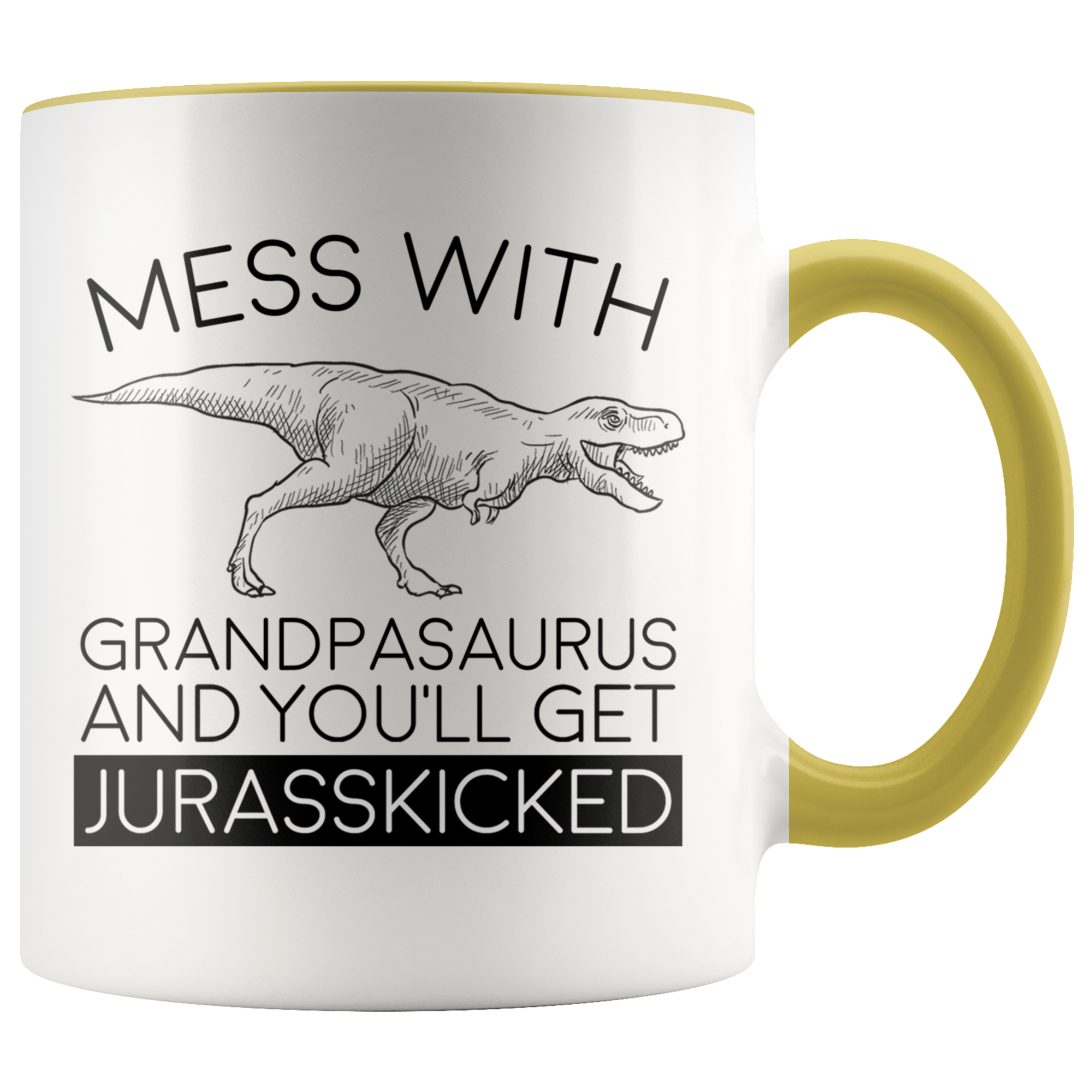 Accent Mug - Grandpasaurus Mug