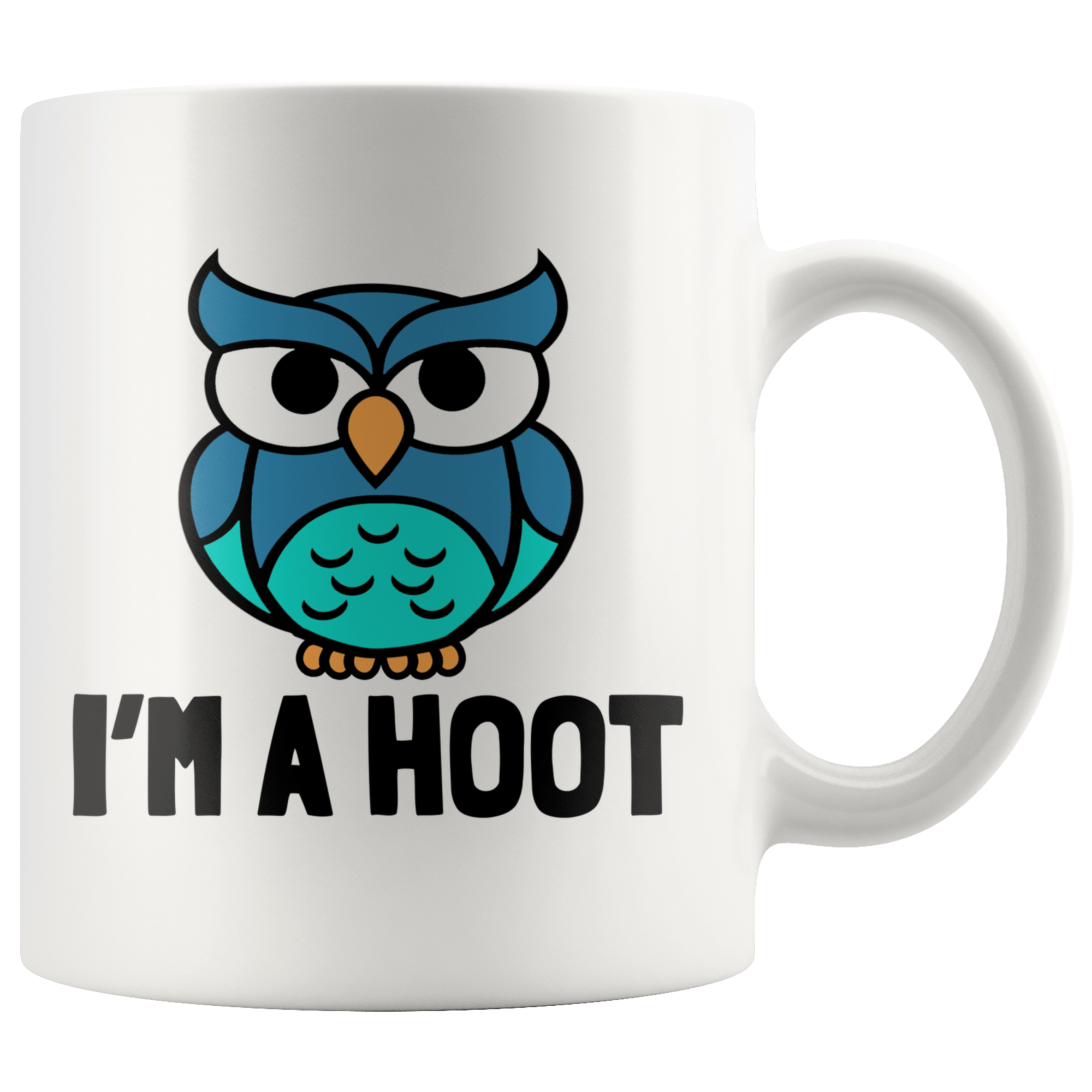 White Mugs - Owl I'm A Hoot