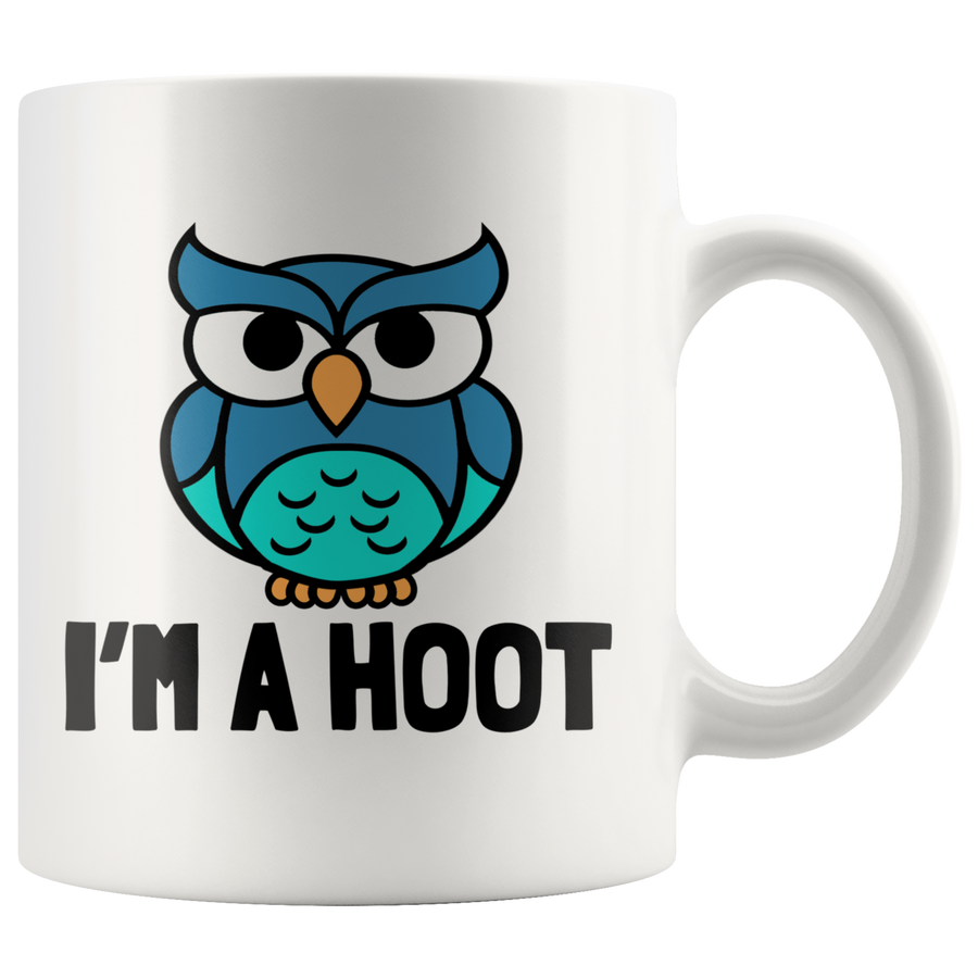 White Mugs - Owl I'm A Hoot