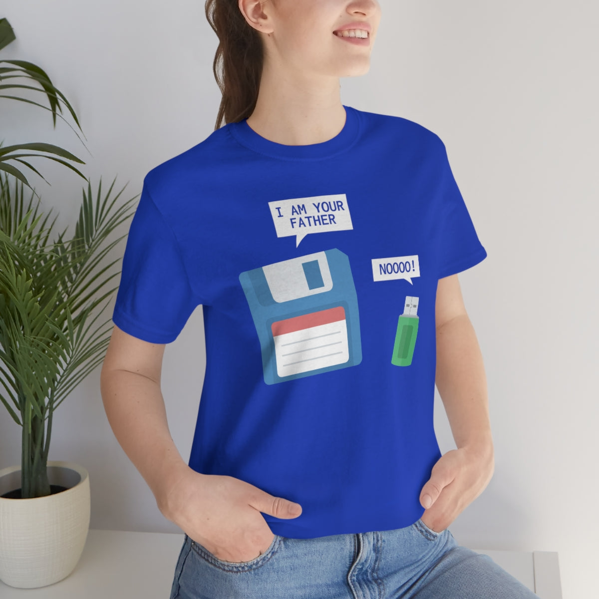 Floppy Disk USB Father TShirtSon UK