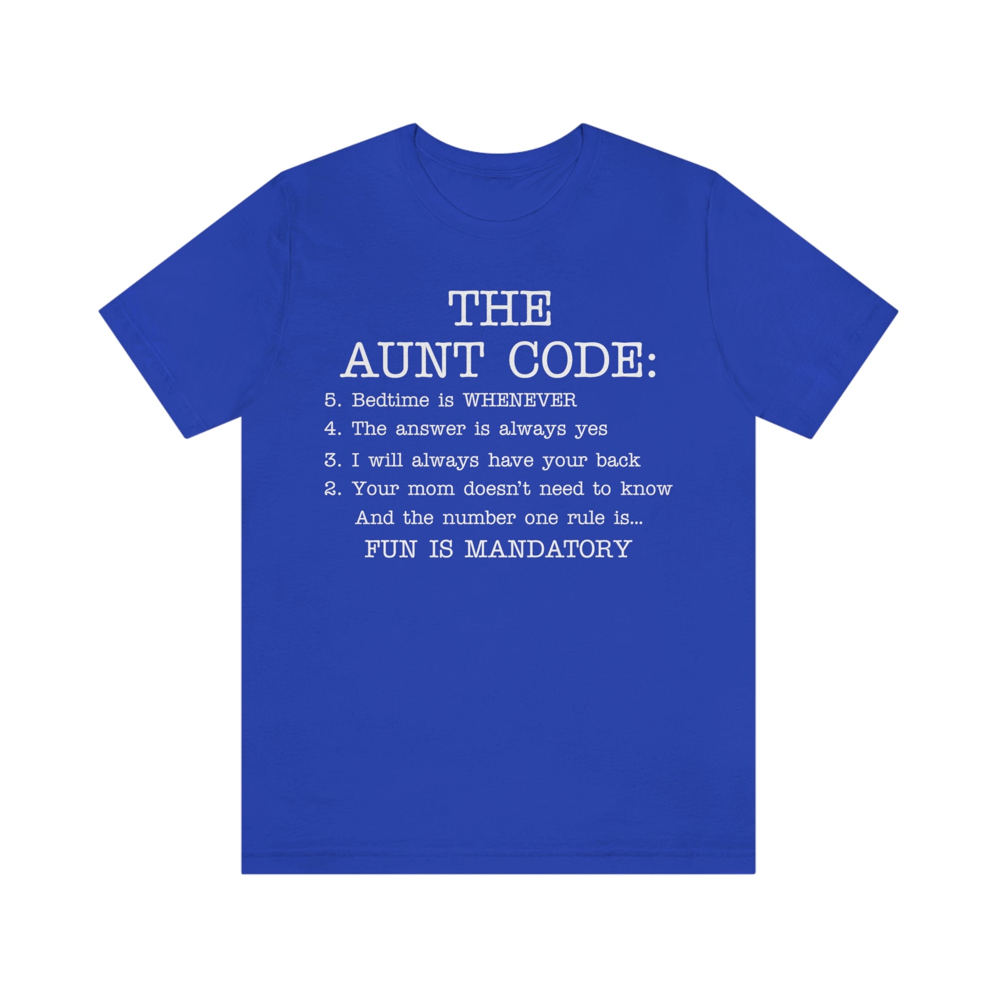 The Aunt Code TShirtSon UK