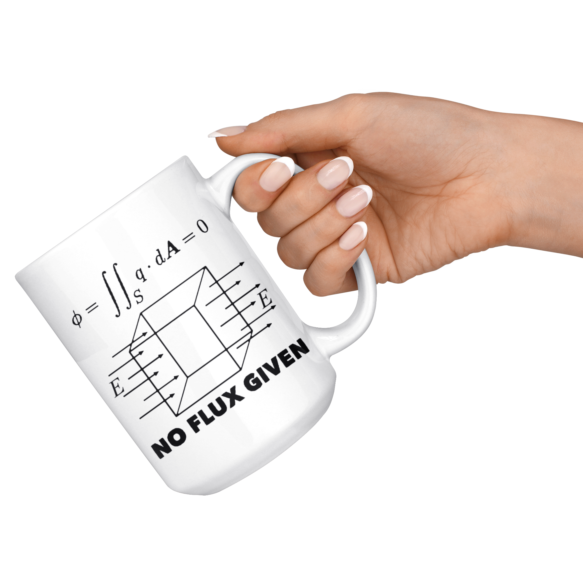 White 15oz Mug - Physics No Flux Given