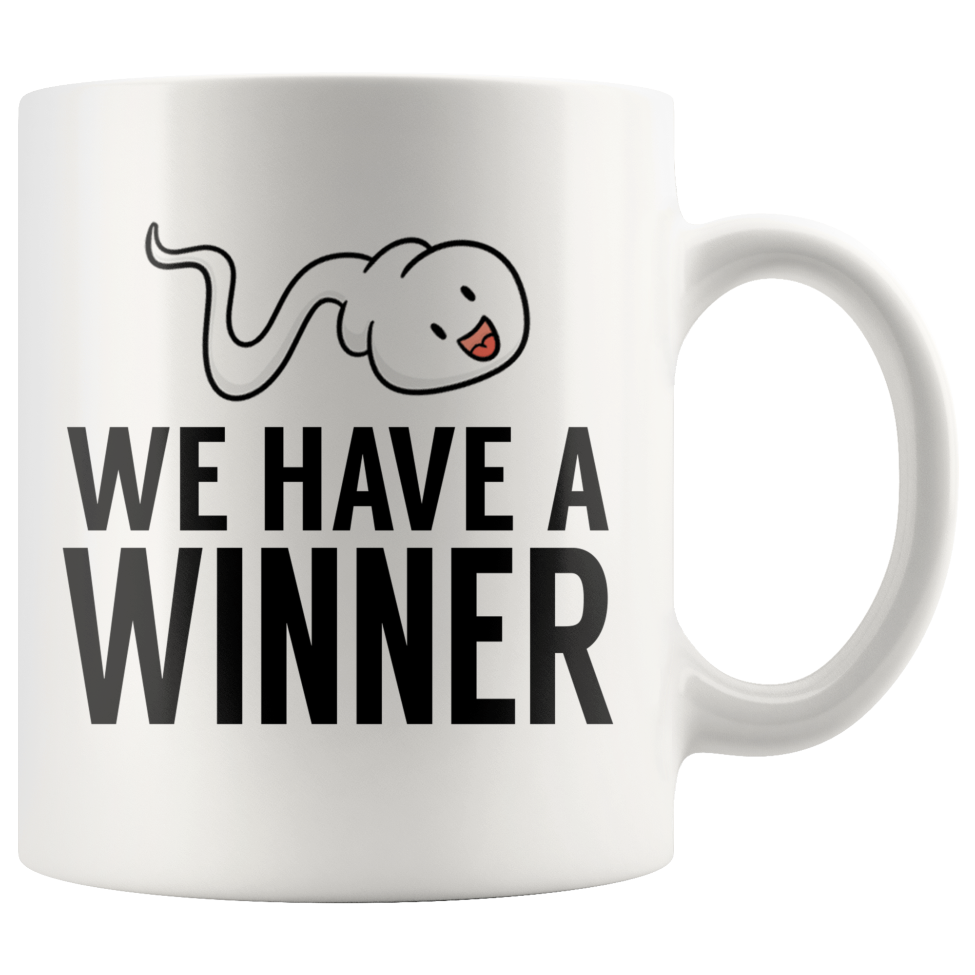 White 11oz Mug - We Have A Winner Pregnancy Announcement