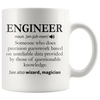 White 11oz Mug - Engineer Definition