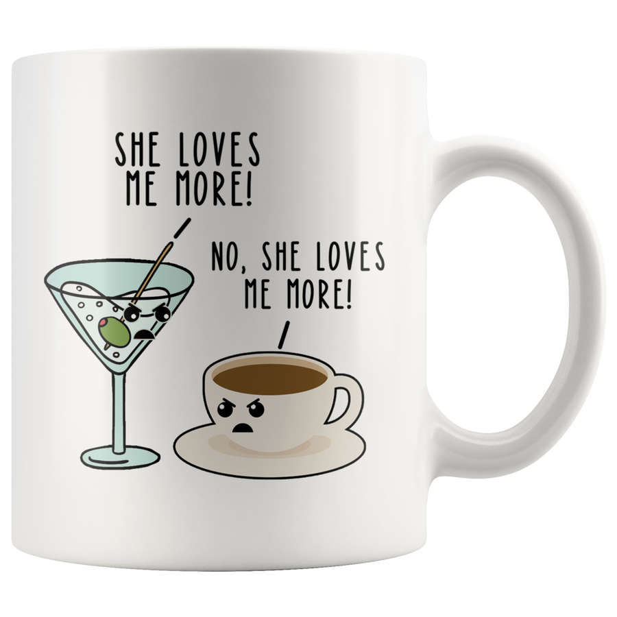 White 11oz Mug - Martini Coffee