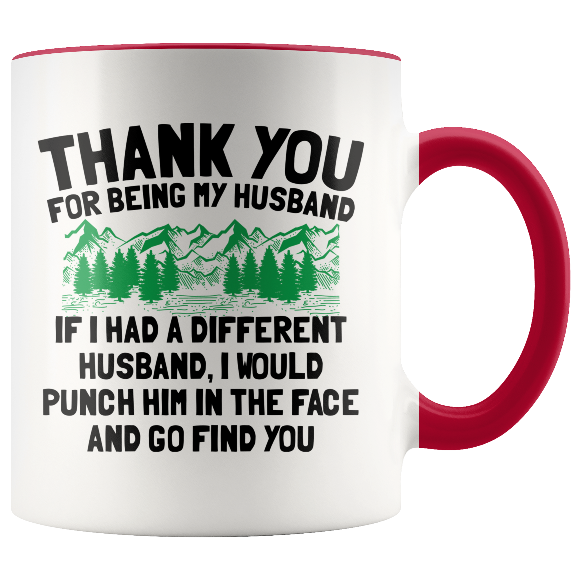 Accent Mug - Thank You Husband