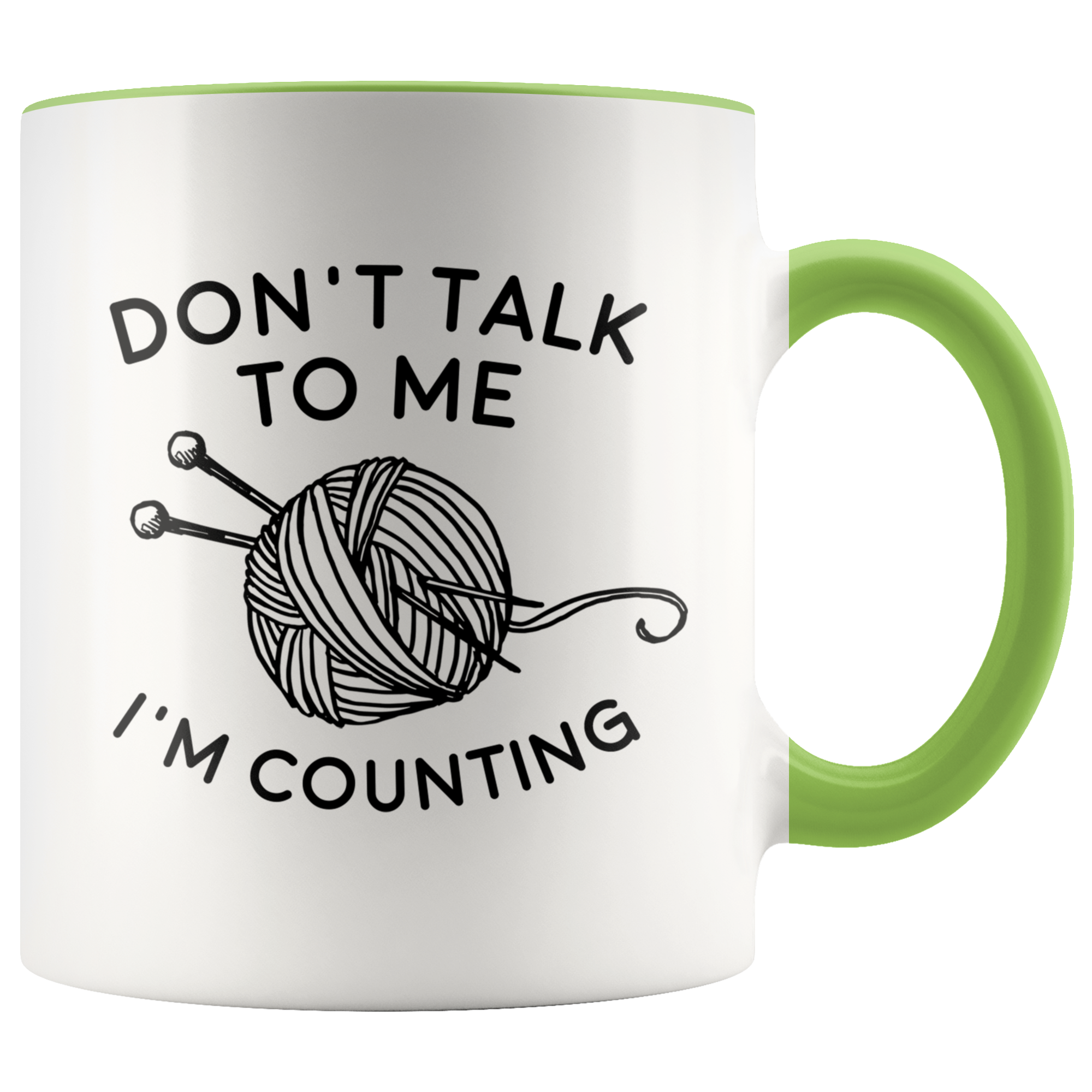 Accent Mug - Don't Talk I'm Counting