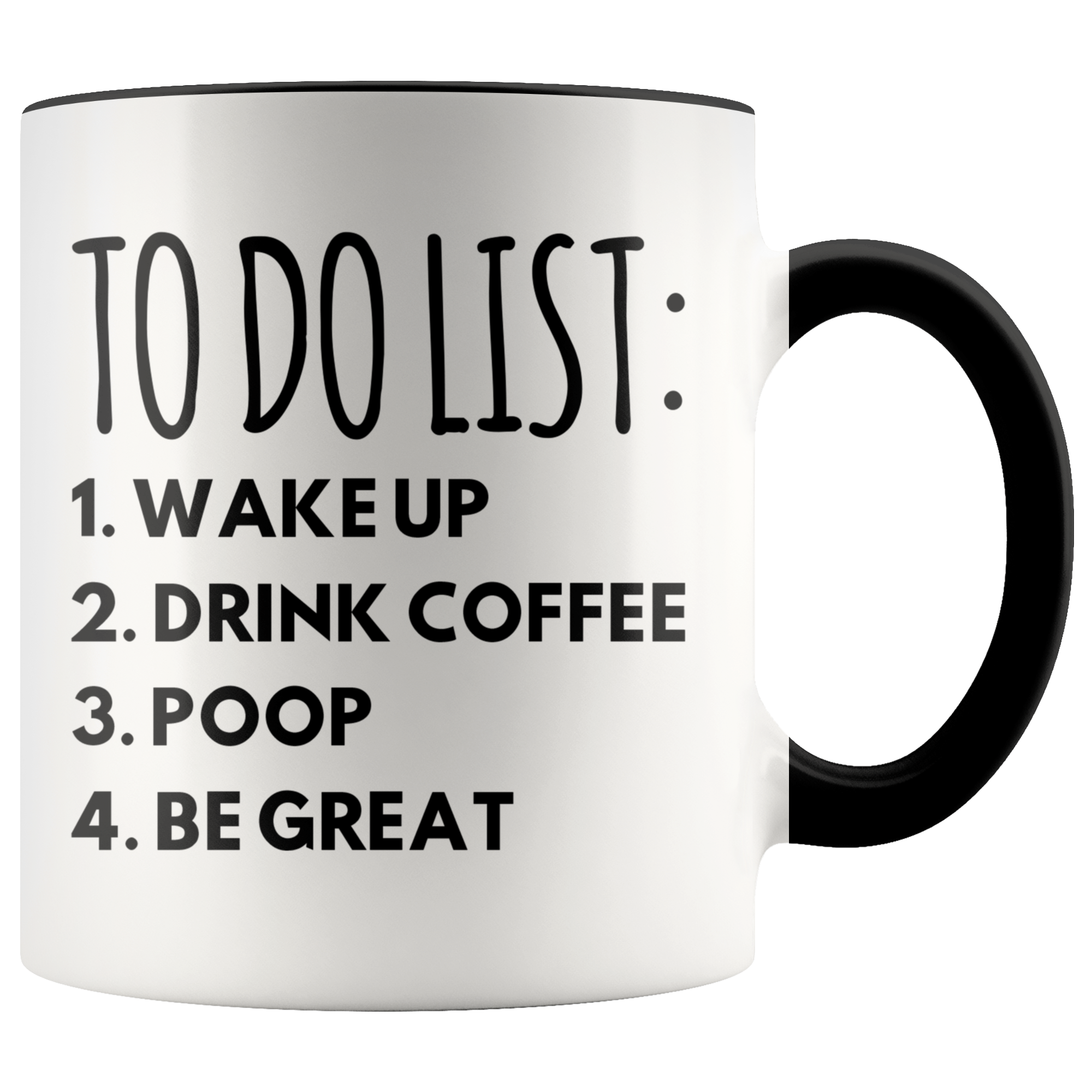 Accent Mug - To Do List Poop Be Great