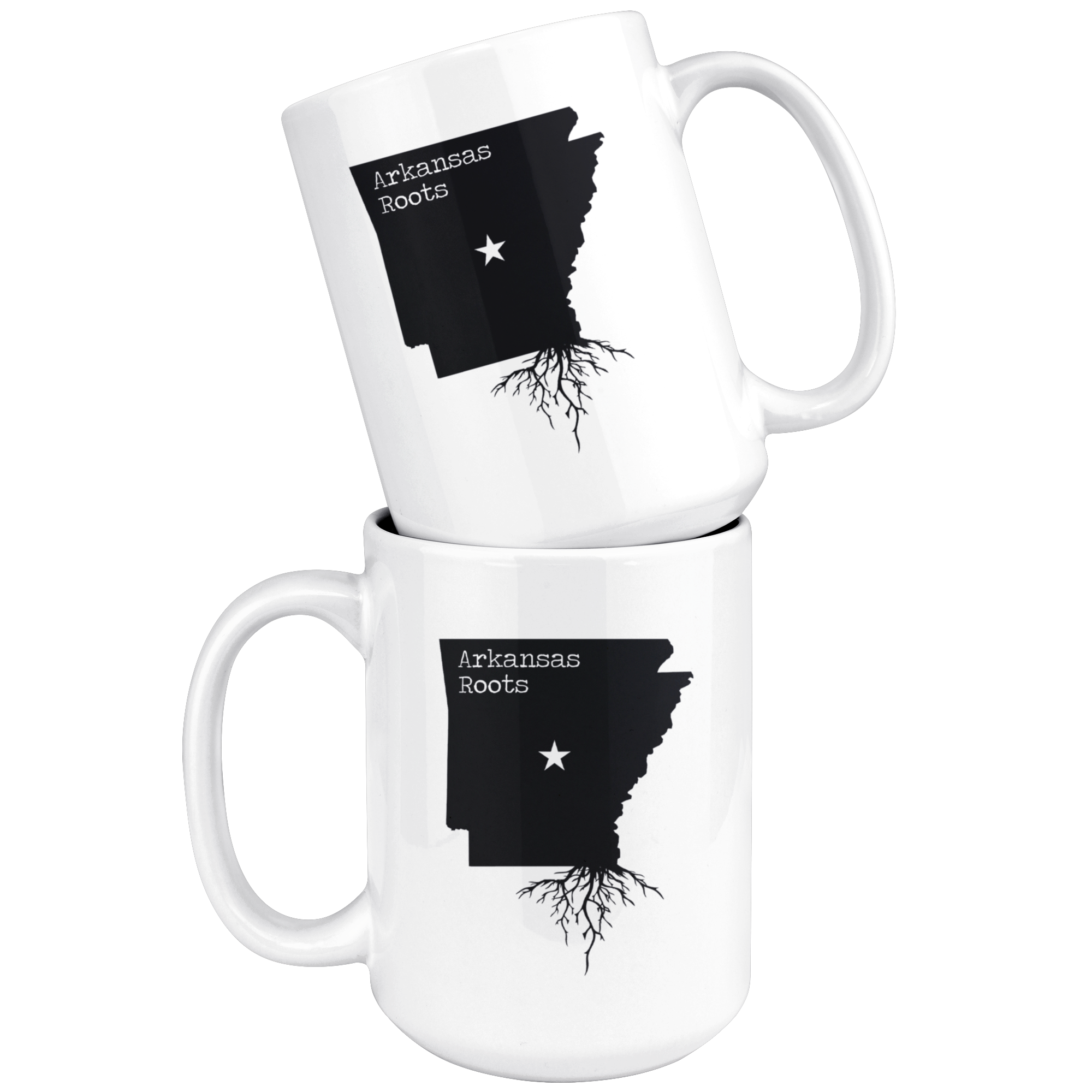 White Mugs - Arkansas Roots