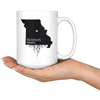 White Mugs - Missouri Roots