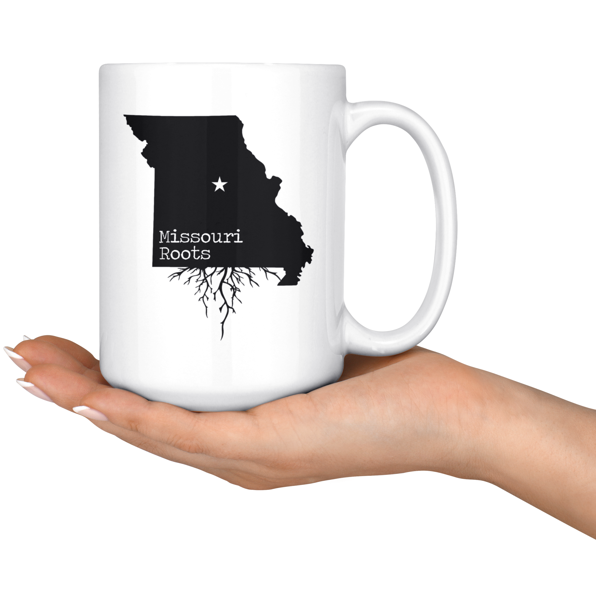 White Mugs - Missouri Roots