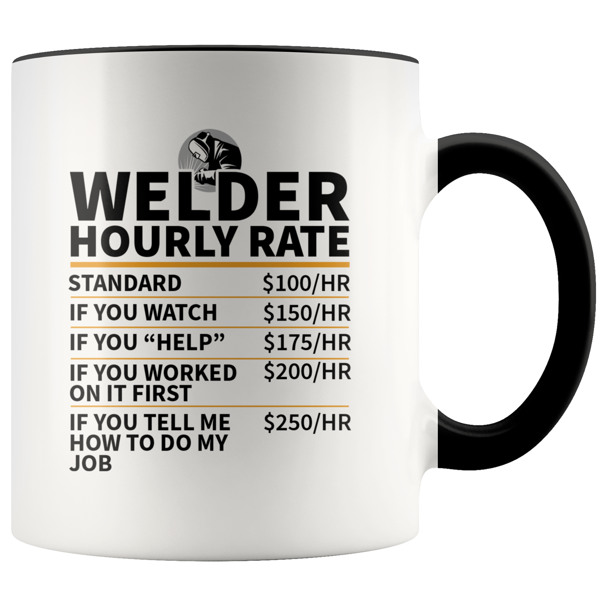 Accent Mug - Welder Hourly Rate