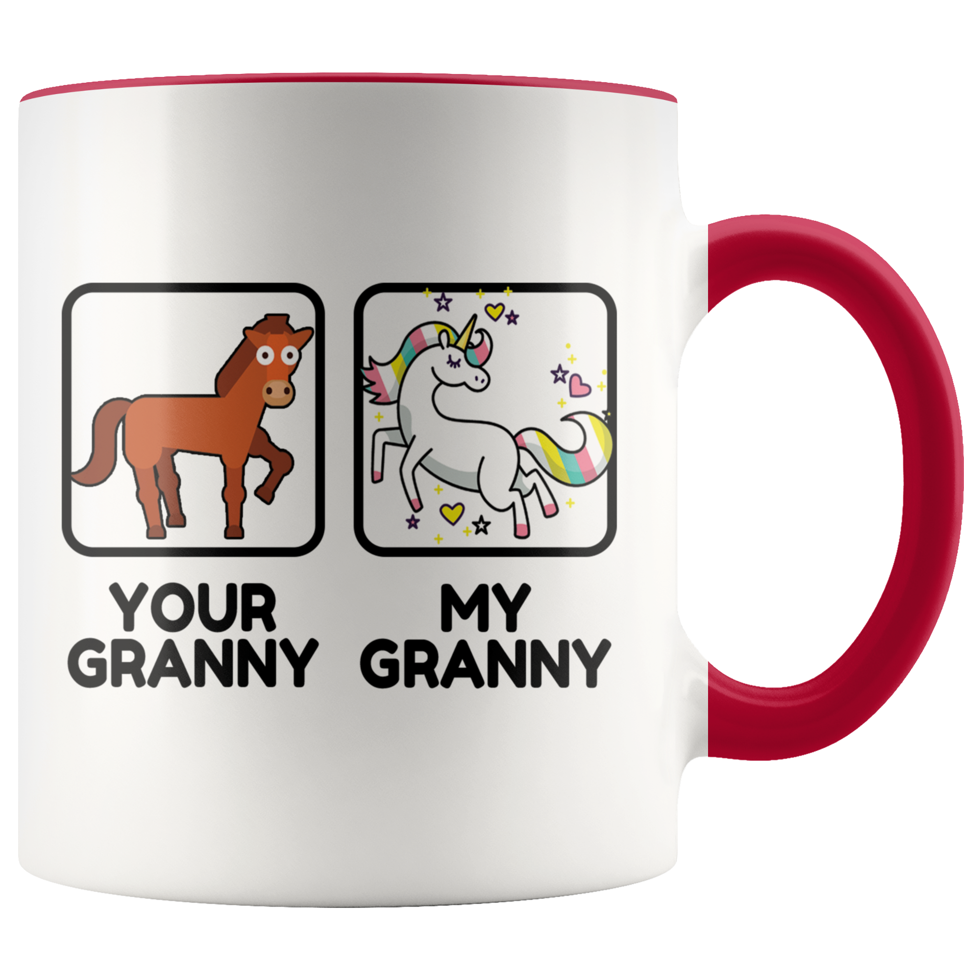 Accent Mug - Your Granny My Granny Unicorn