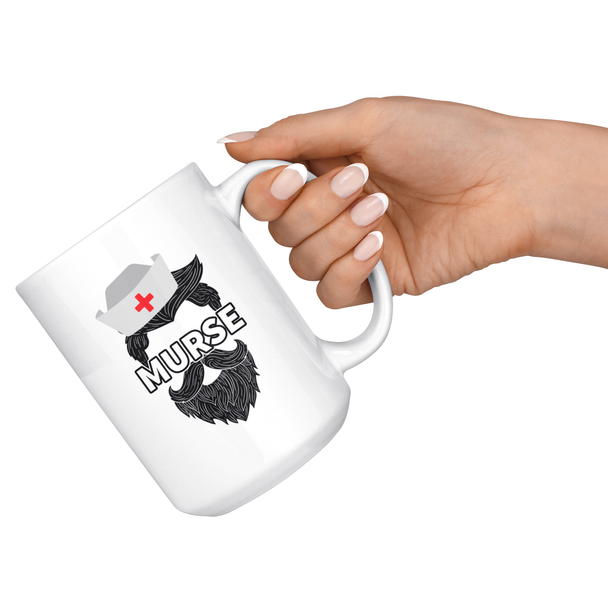 White 15oz Mug - Murse Mug