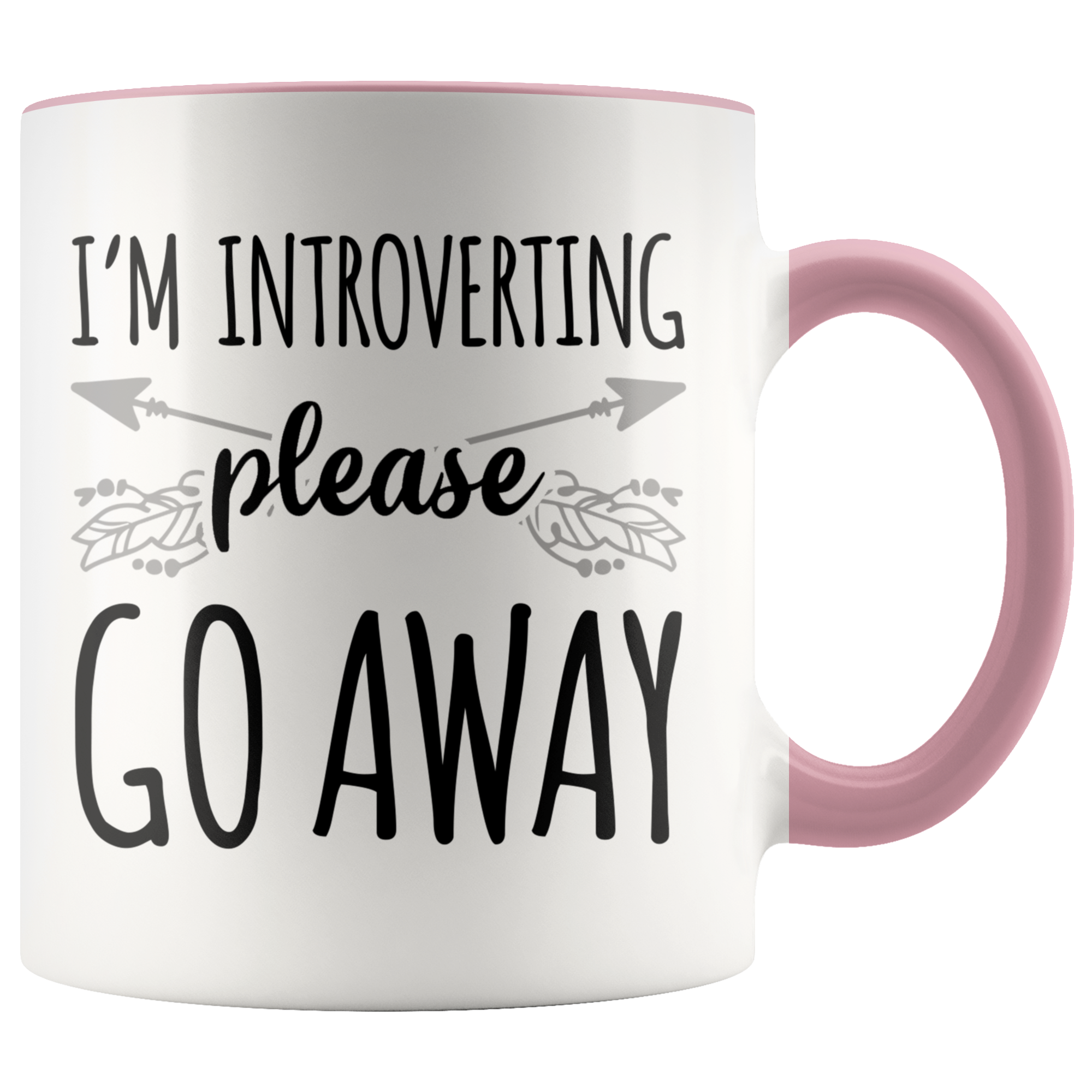 Accent Mug - Introverting Please Go Away