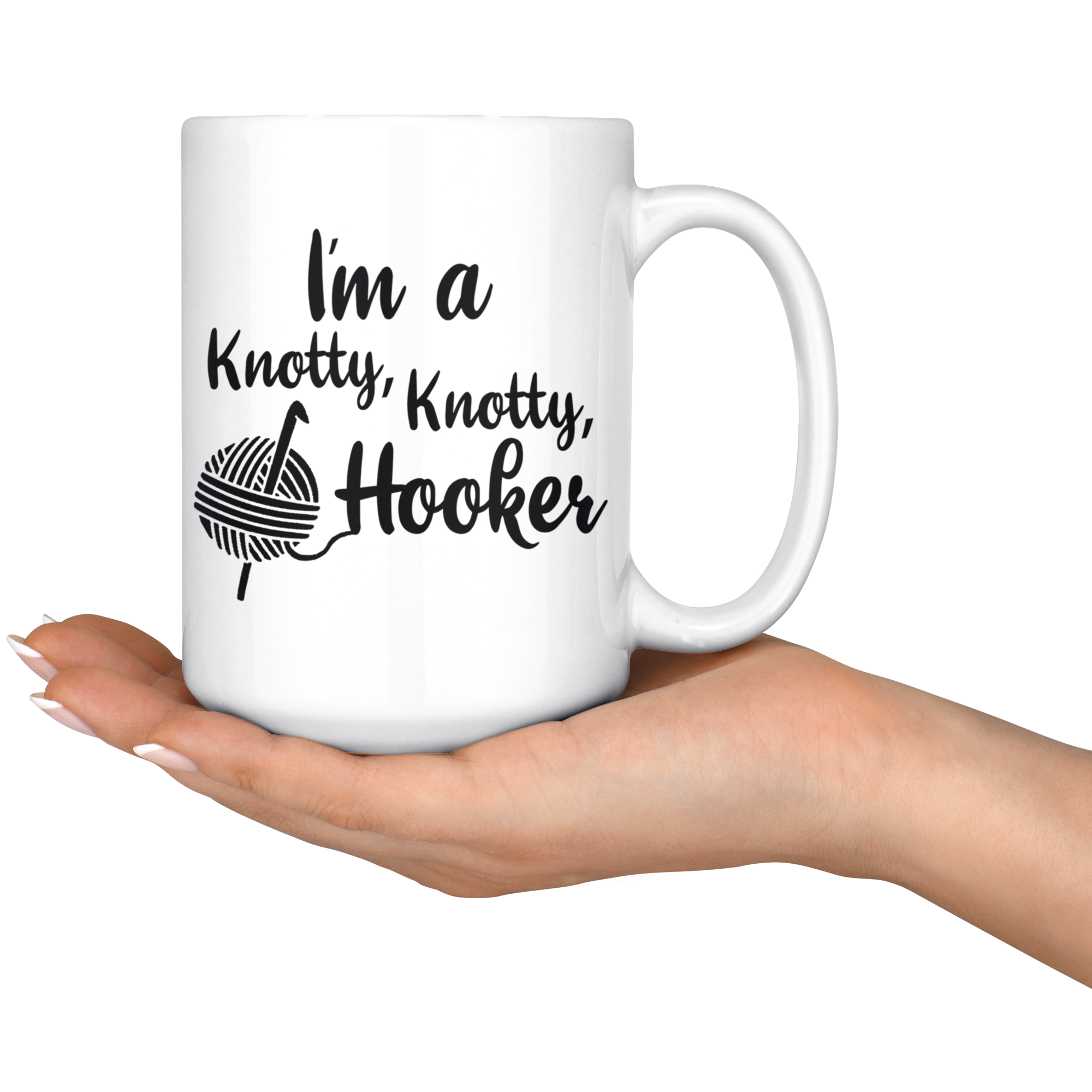 White Mugs - Knotty Knotty Hooker