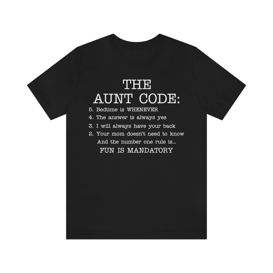 The Aunt Code TShirtSon UK