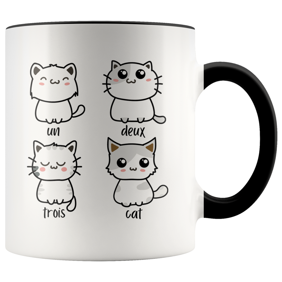 Accent Mug - Un Deux Trois Cat