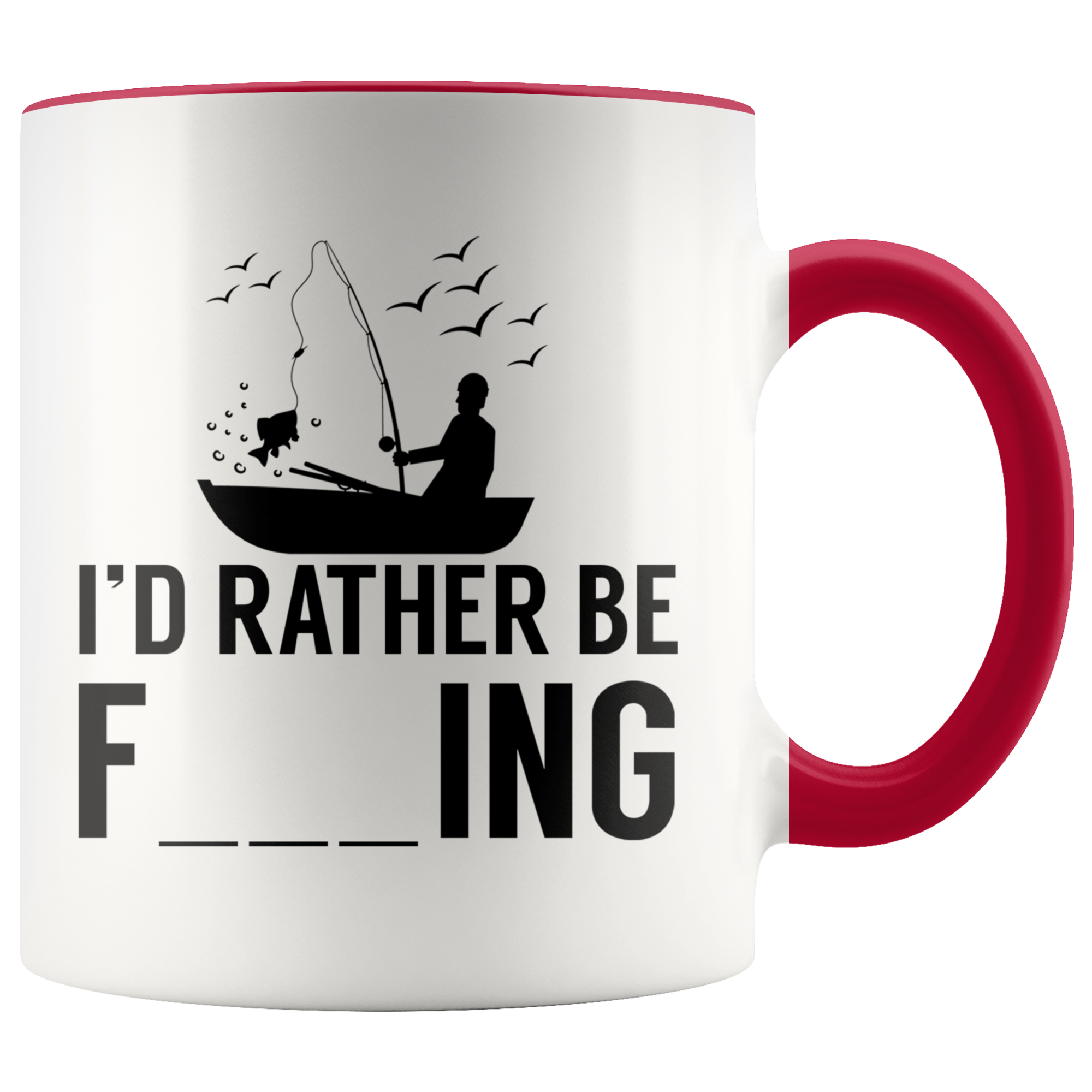 Accent Mug - Rather Be Fishing
